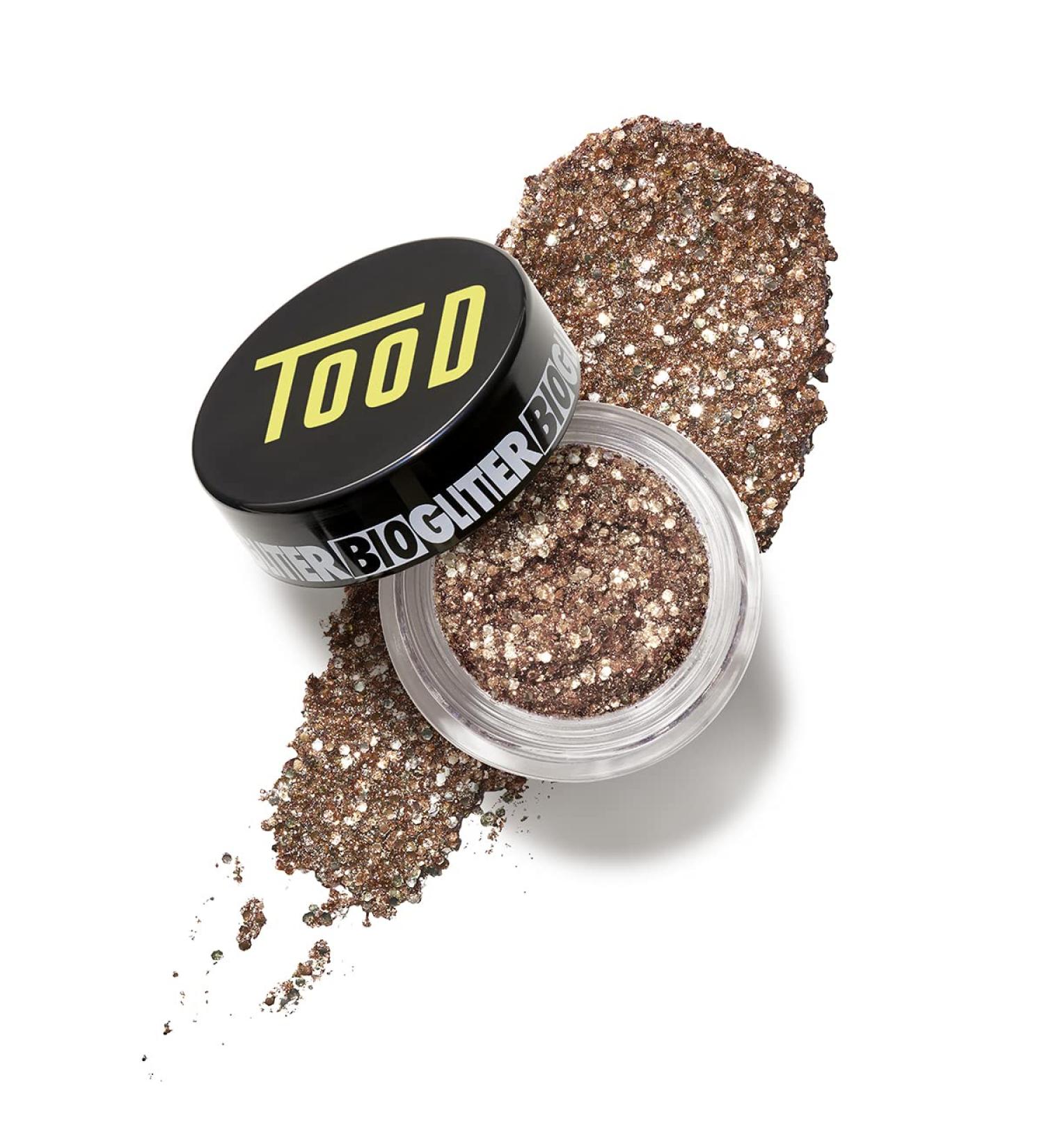 TooD BioGlitter Multidimensional Face Sparkle - Vegan & Planet-Safe Clean Makeup (Jasper 0.12 oz | 3.4 g) - Buy Online on GoSupps.com