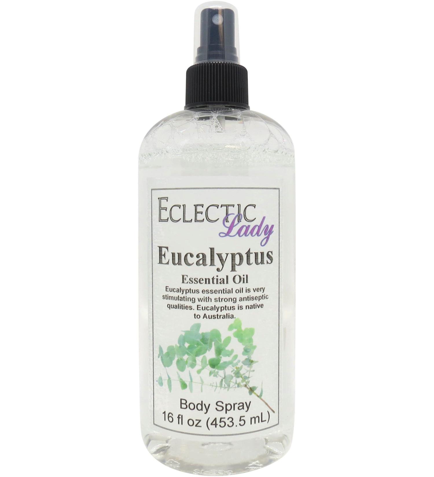 Eucalyptus Essential Oil Body Spray (Double Strength) 16 ounces Body Mist for Women with Clean Light & Gentle Fragrance Long Lasting Perfume with Comforting Scent for Men & Women Cologne with 16 Fluid Ounces (Double Strength) - Buy Online on GoSupps.com