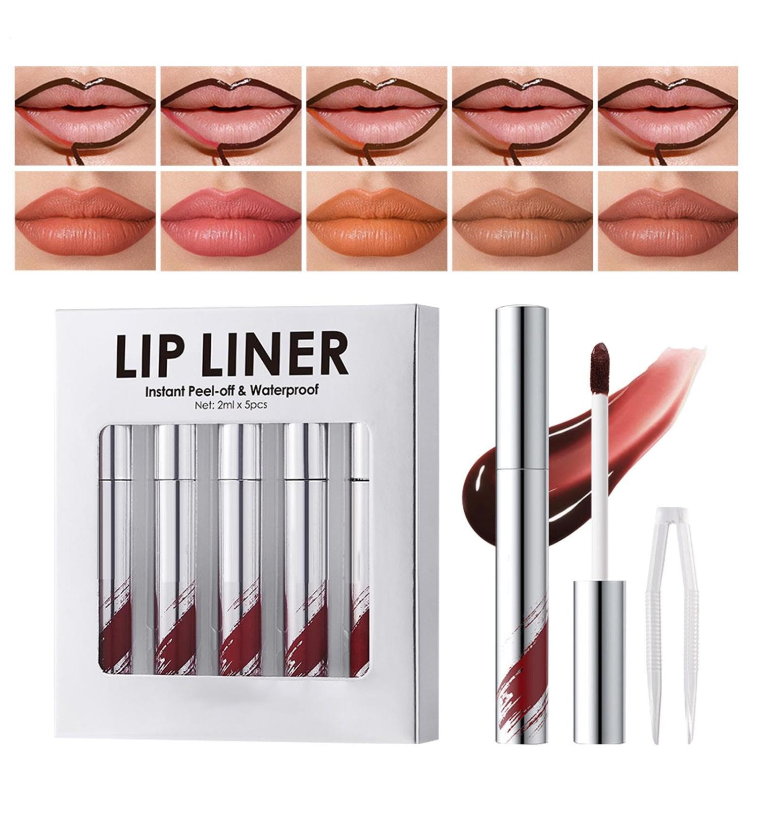  G n rique Lip color peels off peel off lip gloss | 5x peel-off long-lasting makeup lip gloss - Mother girlfriend highly pigmented luxury color for blending - Buy Online on GoSupps.com