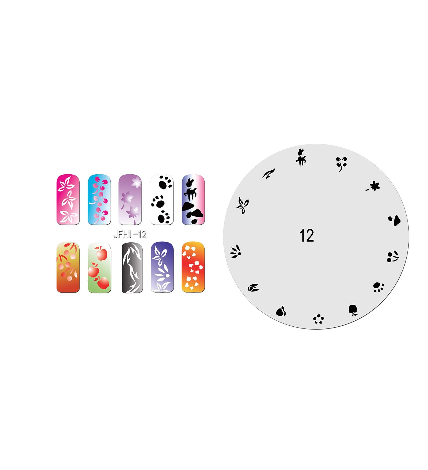 Fingernail stencil (airbrush nail art) Fengda JFH01-012