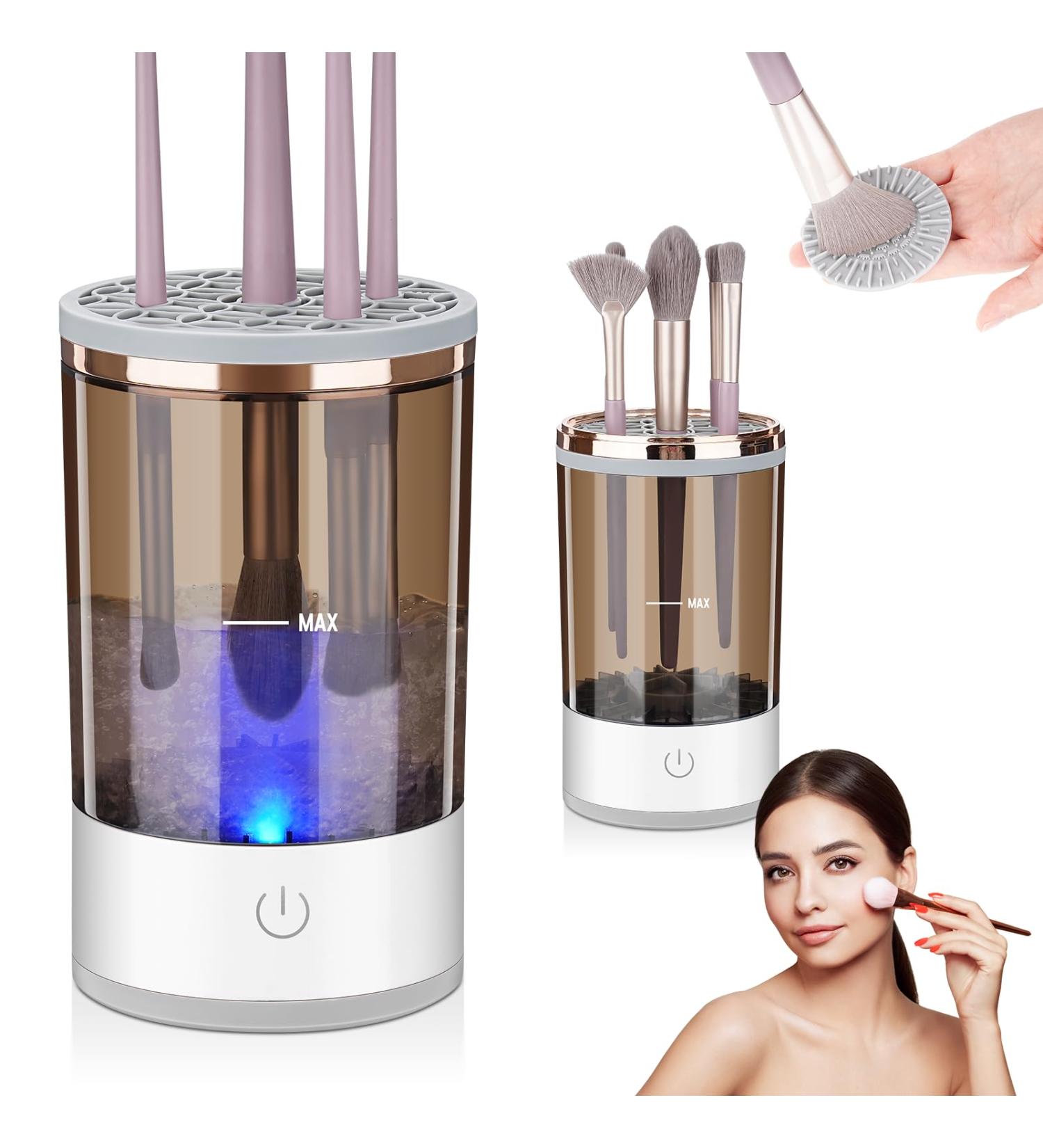 Buy Ideashop Electric Makeup Brush Cleaner - Automatic Spinning Device for All Makeup Brushes | Deep Clean & Gentle Care | Perfect Gift for Women - Buy Online on GoSupps.com