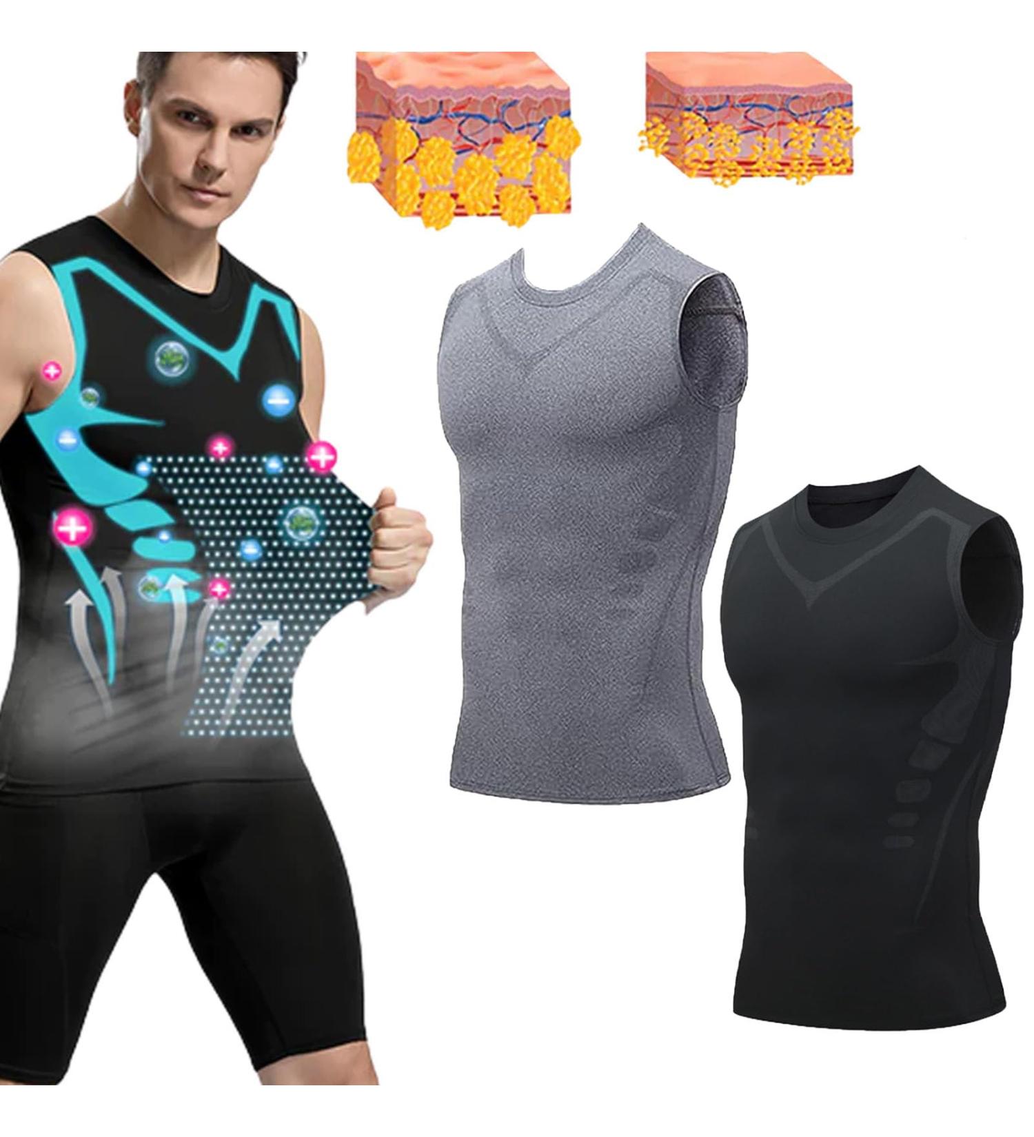 Buy Lucky Song Ionic Energy Vest - Men's Ionic Shaping Vest | 2Pcs Set - Buy Online on GoSupps.com