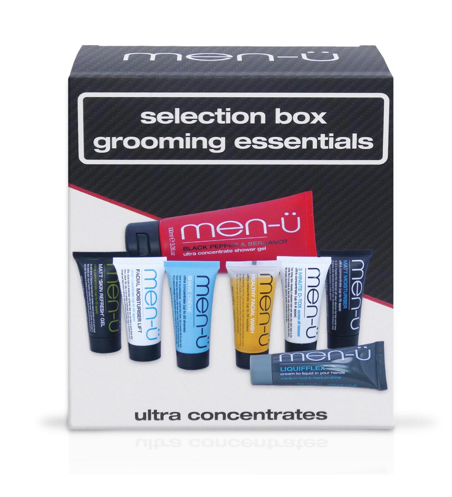 Men-U Selection Box Grooming Essentials | Premium Men's Grooming Kit for International Shipping - Buy Online on GoSupps.com