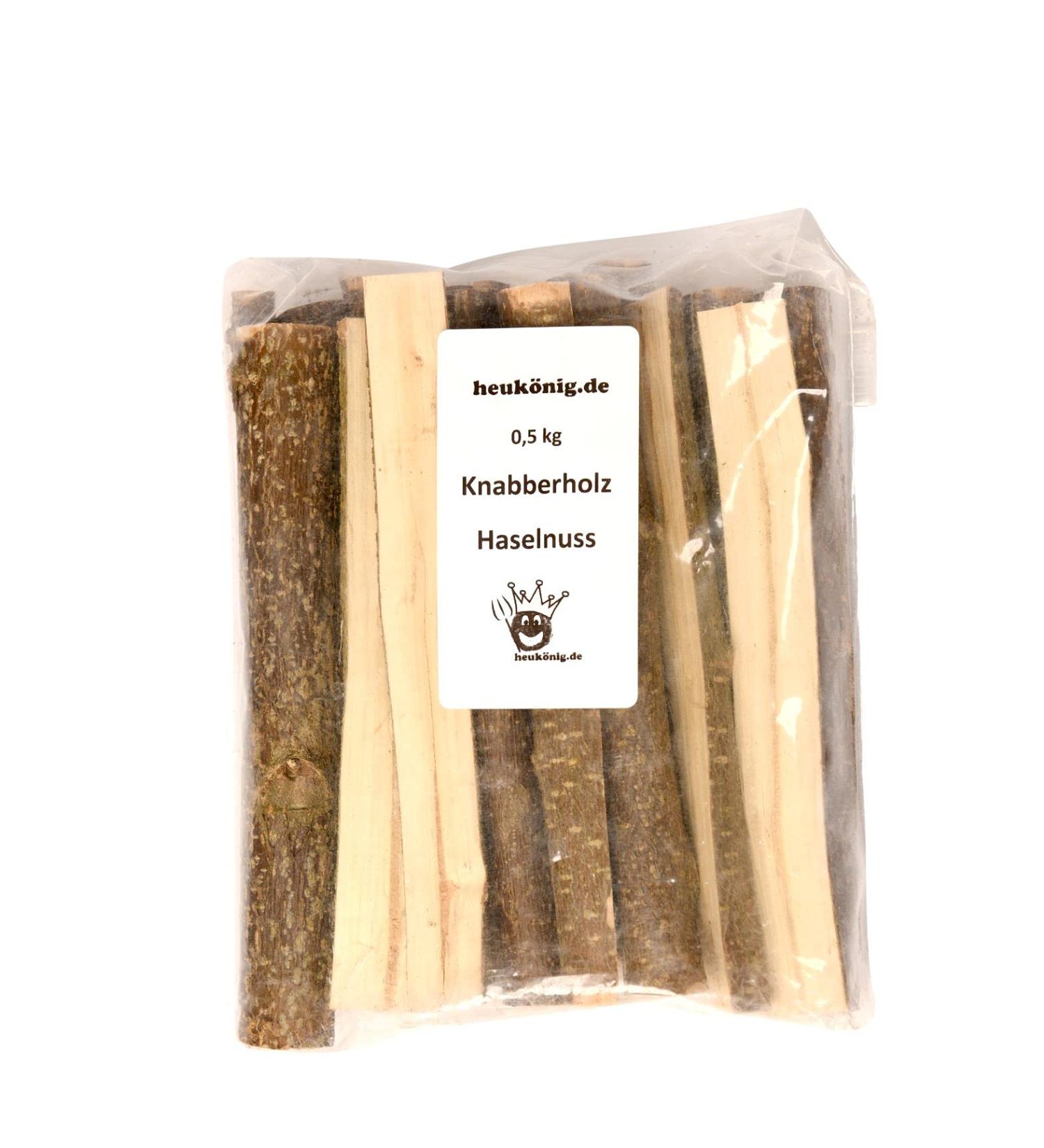 Heukoenig Chewing Wood for Rabbits Guinea Pigs & Rodents - 500g Pack | Premium Chew Toy for Healthy Teeth - Buy Online on GoSupps.com