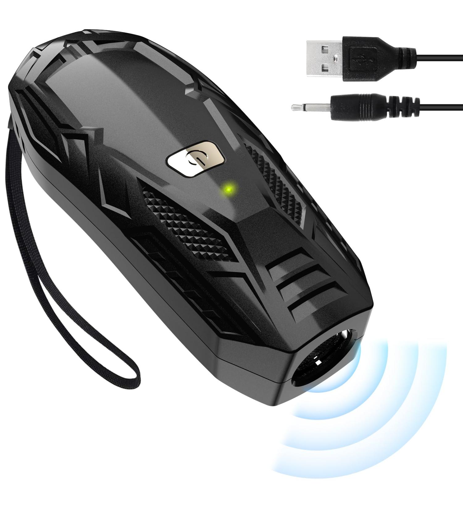 Bubbacare Anti Barking Device Handheld Ultrasonic Dog Bark Deterrent Dog Barking Control Devices Rechargable Dog Barking Deterrent Dog Training Safe 5M Range for All Dogs - Buy Online on GoSupps.com