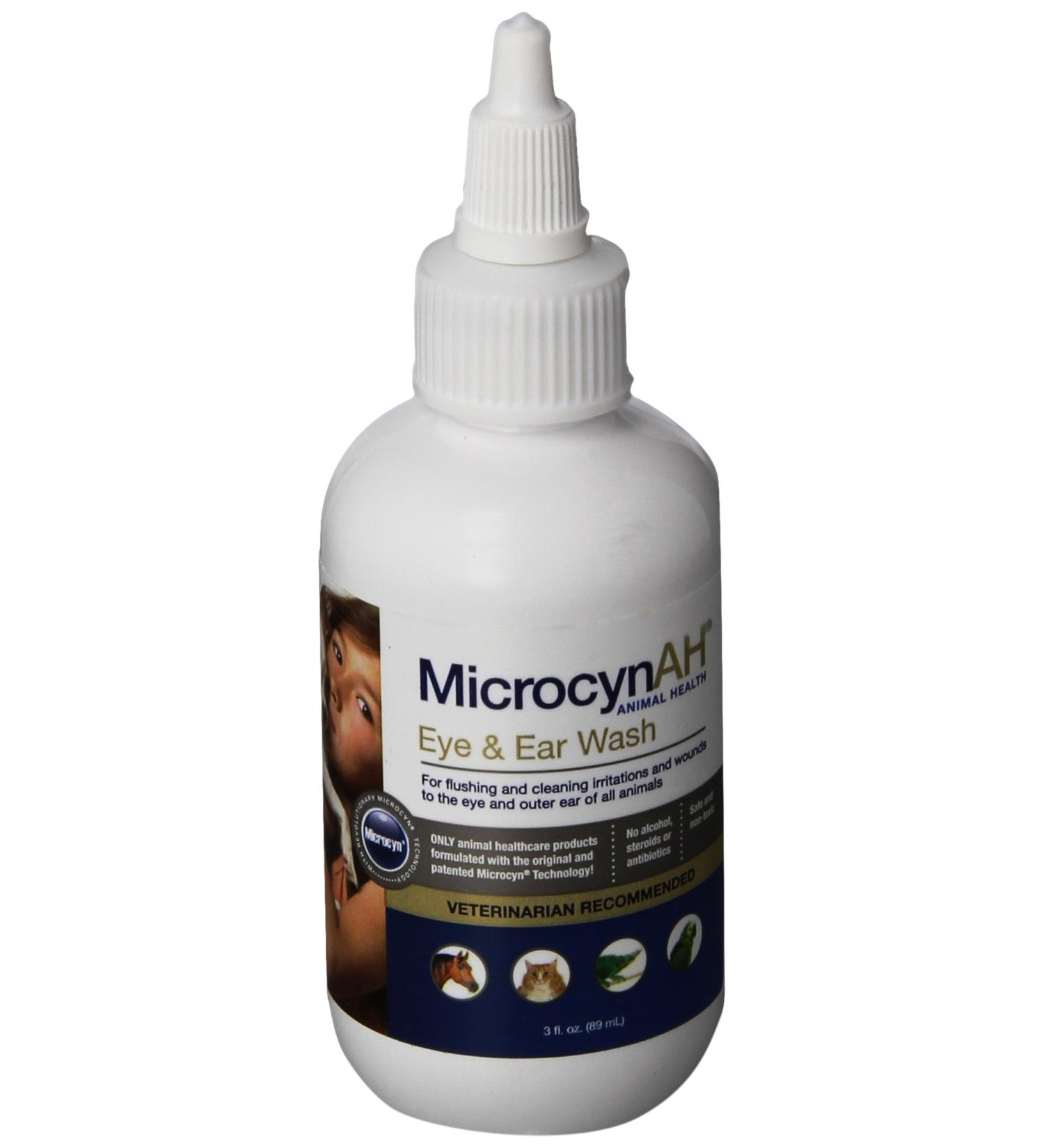 MicrocynAH Formulated with The Original and Patented Microcyn Technology Eye and Ear Wash
