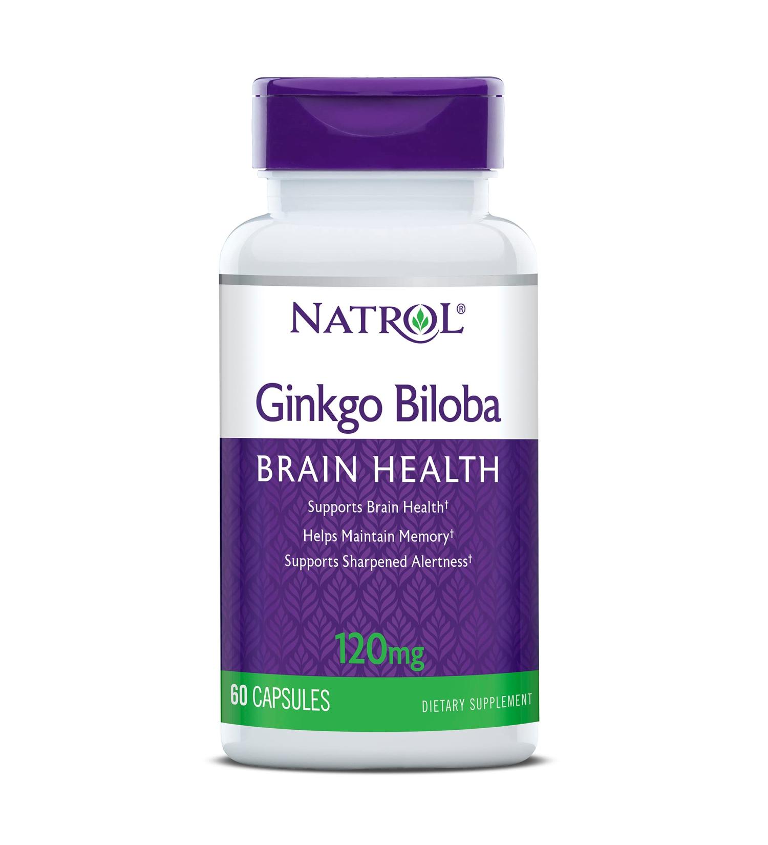 Shop Natrol Ginkgo Biloba 120mg - 60 Capsules for Memory & Focus Support - Buy Online on GoSupps.com