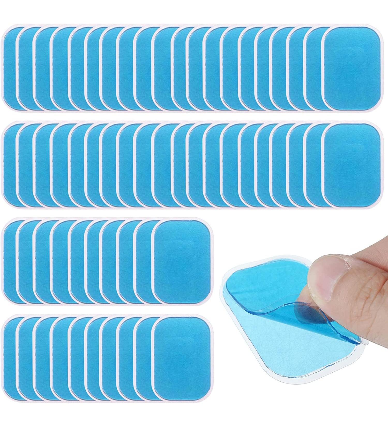 Houdao 60 Pieces EMS Gel Pads - Multi-Functional Hydrogel Replacement Sheets for ABS Trainers & Electrical Muscle Stimulation Devices - Buy Online on GoSupps.com