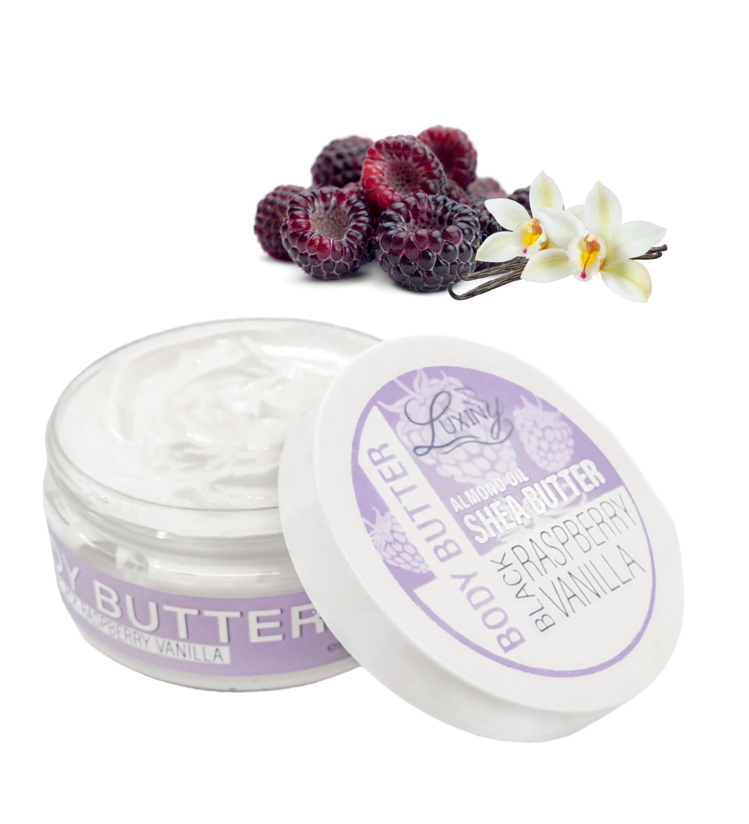 Luxiny Whipped Body Butter for Women & Men Non-Greasy Plant-Based Moisturizer with Shea Butter & Essential Oils Hydrates Softens & Nourishes Dry Skin (8 oz Black Raspberry Vanilla) Black Raspberry Vanilla 1 Ounce (Pa  - Buy Online on GoSupps.com
