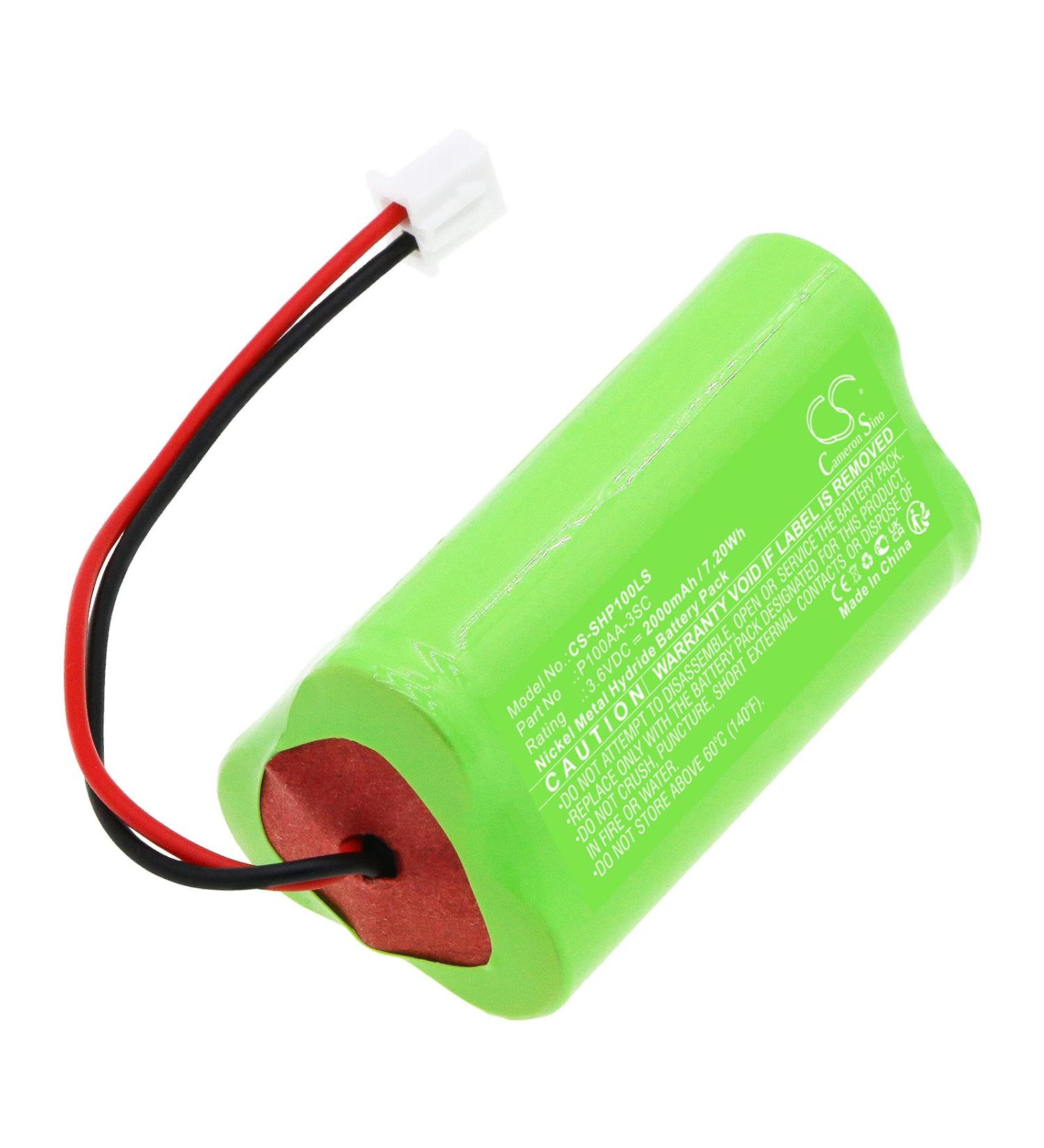 Replacement Battery for Schlumberger Neptune Advantage 12.01 Probe (2000mAh) Ni-MH
