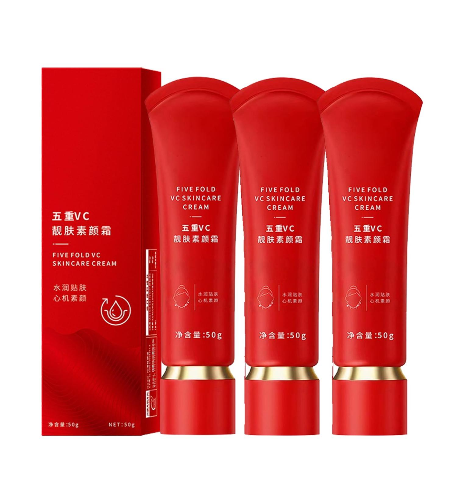 YOENBG Swarous Dark Circle Moisturizing Brightening Toning Cream - Five Times VC Skincare Cream for All Skin Types with Oil Control Long Wear and Waterproof Benefits (3) - Buy Online on GoSupps.com