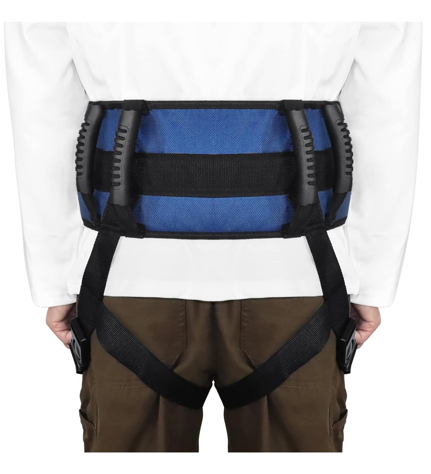 YHK Leg Loop Gait Belt with 6 Handles - Adjustable Safety Assist Device for Seniors & Limited Mobility - 500 lbs Support - Quick Release Buckle - Buy Online on GoSupps.com