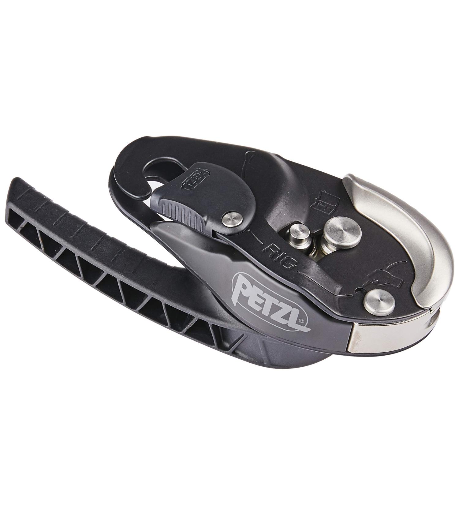 Petzl Unisex Adult D021AA01 Descender Rig - Black One Size | High-Quality Safety Gear for Climbing & Rappelling | International Shipping Available - Buy Online on GoSupps.com