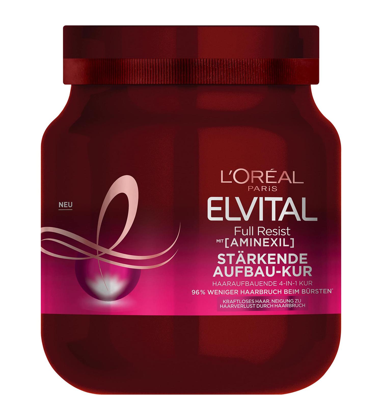 L'Or al Paris Elvital Haarkur - Biotin Hair Loss Treatment for Weak Hair 680ml | Paraben & Silicone-Free Full Resist Multi Power Kur - Buy Online on GoSupps.com
