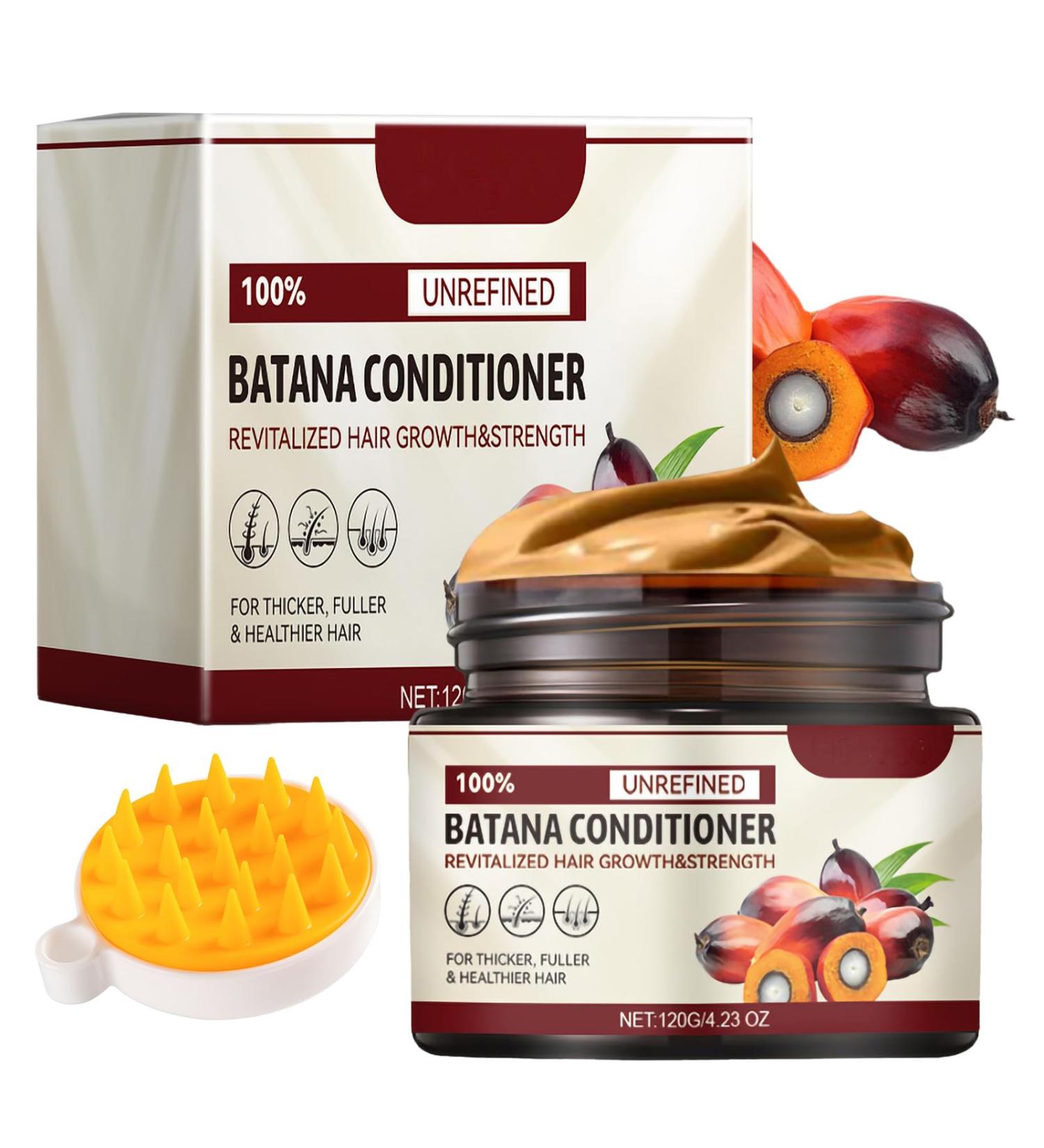 Batana Oil Organic Batana Oil for Hair Growth Raw Batana Oil Repair Dry Damaged Hair for Healthier Thicker Hair Leaves Your Hair Smoother Oil Reduces Hair Loss Enhances Hair Thickness -120g - Buy Online on GoSupps.com