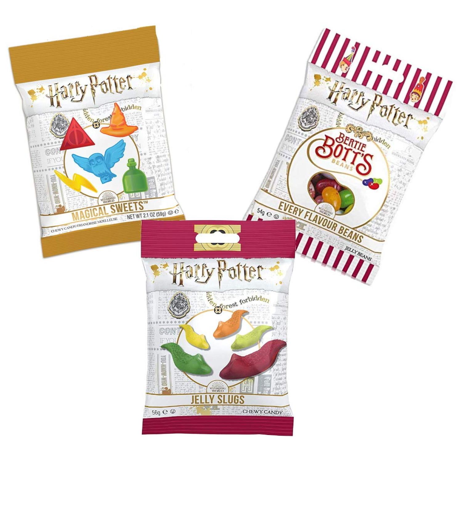 Jelly Belly Harry Potter Set - Bertie Bott's Beans Jelly Slugs & Magical Sweets | International Shipping Available - Buy Online on GoSupps.com