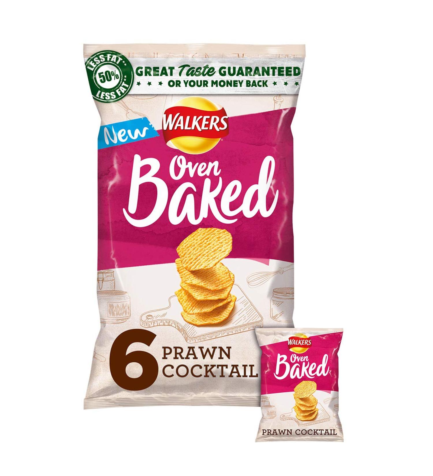 Walkers Crisps Baked Cocktail Snacks 6 x 25g (Pack of 18) - Buy Online on GoSupps.com
