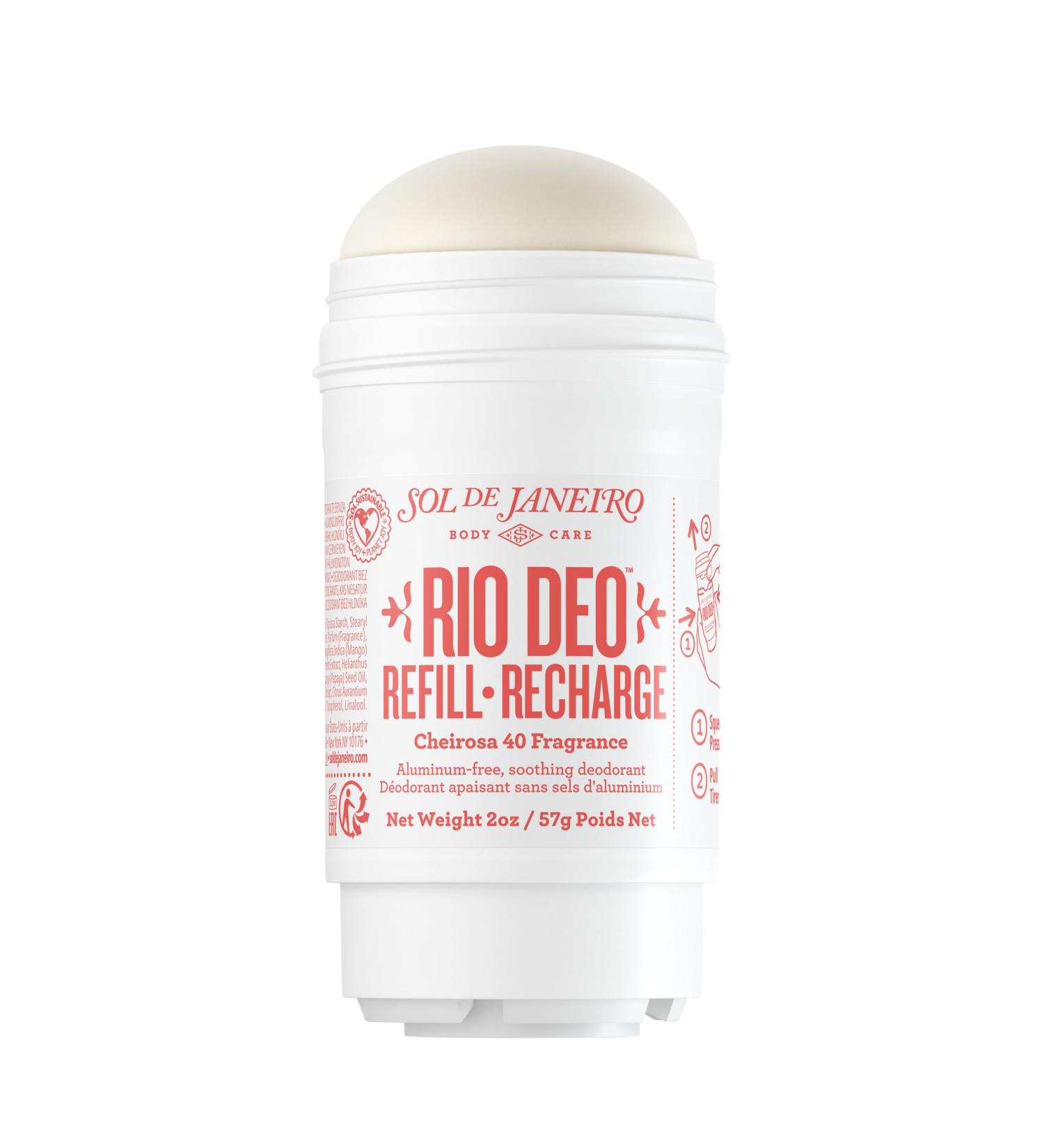 Sol de Janeiro Rio Deo Aluminum-Free Deodorant Refill Cartridge Cheirosa '40 - Buy Online on GoSupps.com