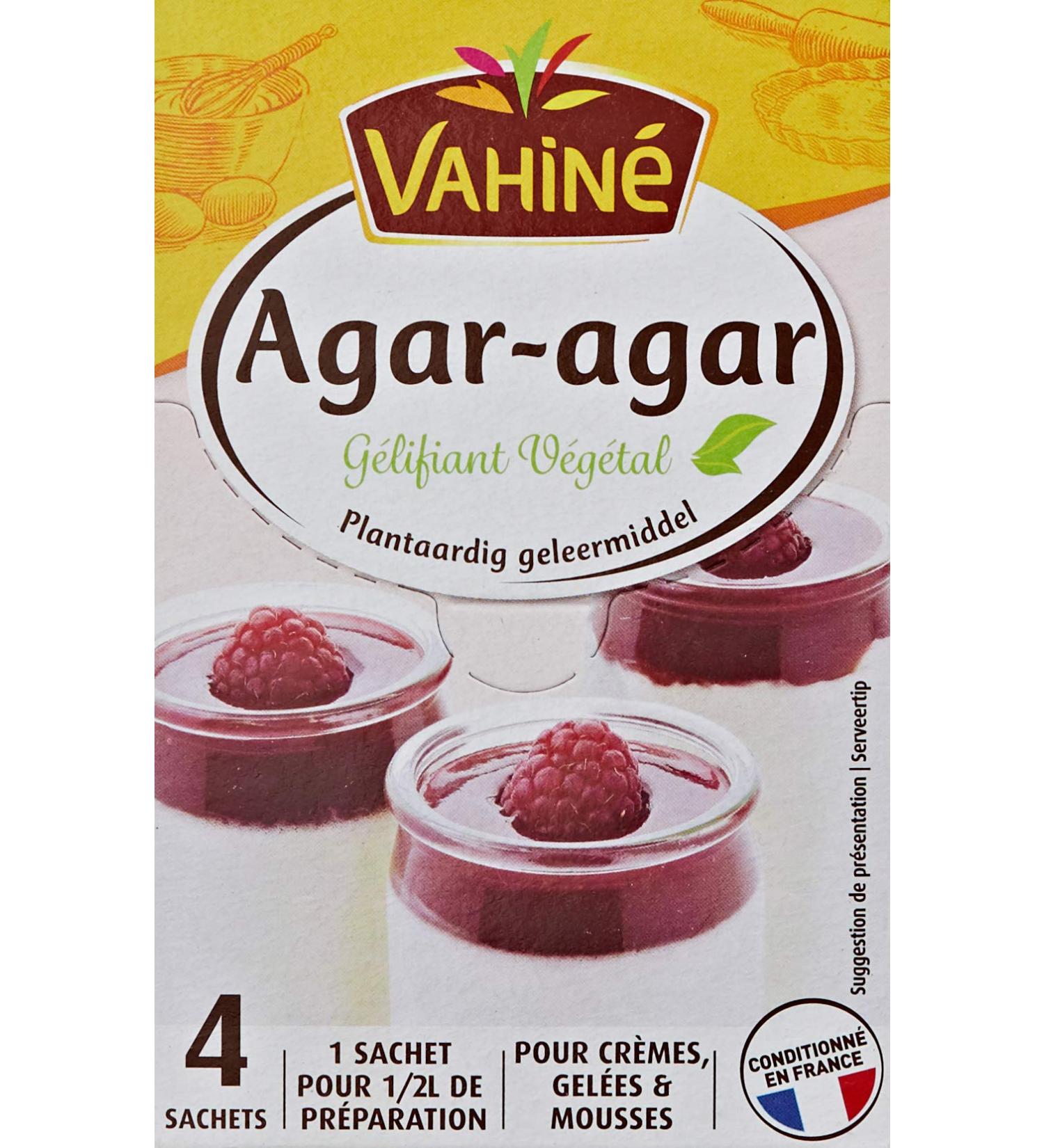 VAHINE - Agar-Agar Vegetable Gelling Agent 2 g (4 sachets) - Buy Online on GoSupps.com