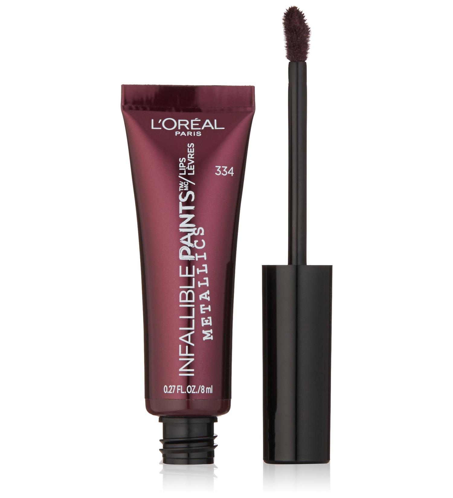 L'Or al Paris Infallible Paints/Lips Metallic Smoldering Eclipse 0.27 fl. oz - Buy Online on GoSupps.com