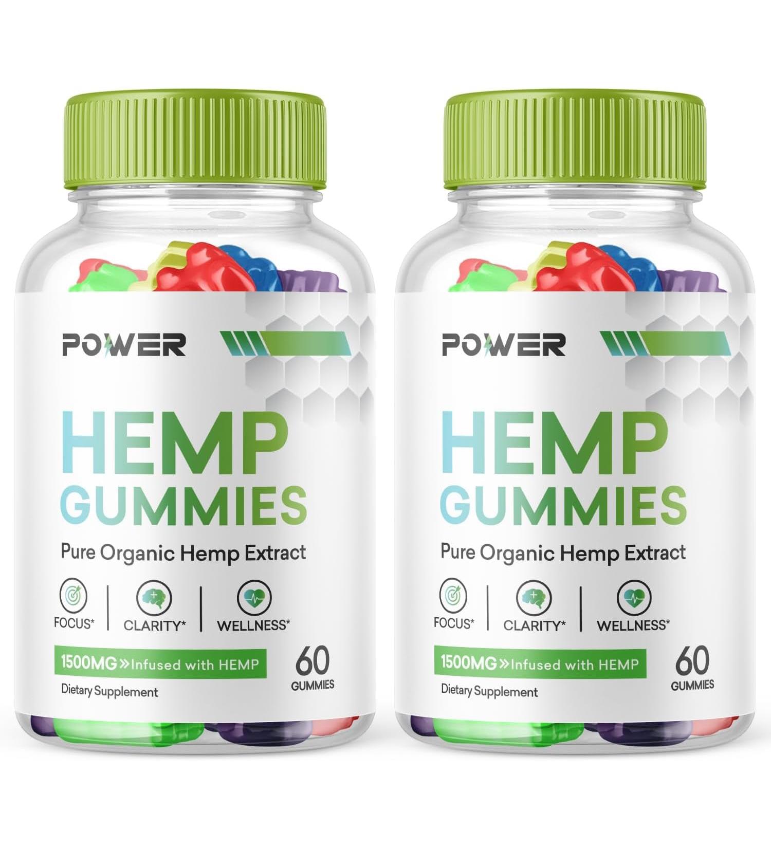 Power Gummies Power Hemp Blue Bear - Multivitamin Supplement (120 Gummies) - Buy Online on GoSupps.com