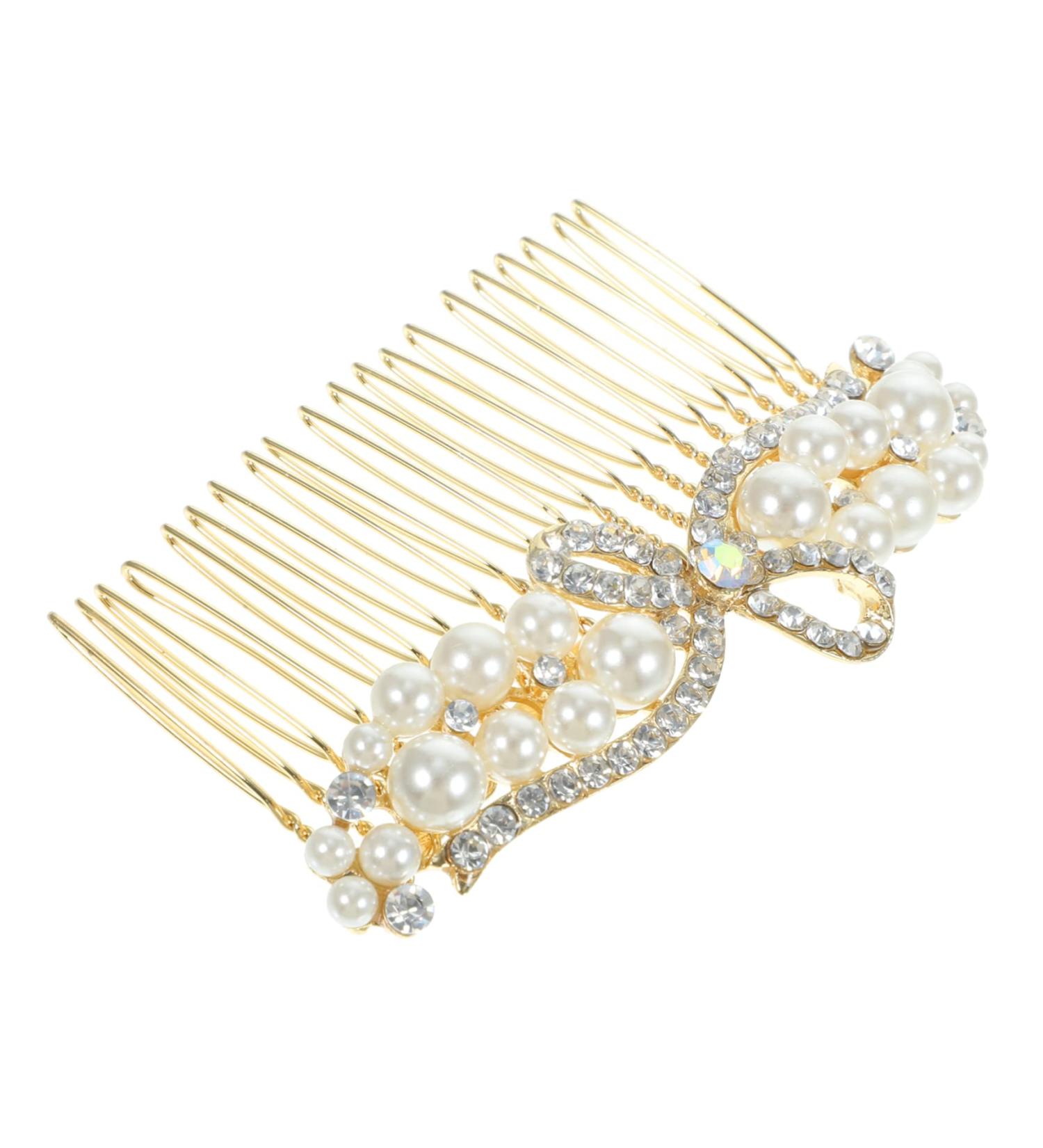 Mikinona Alloy Rhinestone Hair Comb Bridal Headdress Comb Headband Wedding Hair Accessories Rhinestone Hair Combs for Wedding Bridal Hair Accessories Prom Hair Accessories Wedding Headpiece - Buy Online on GoSupps.com