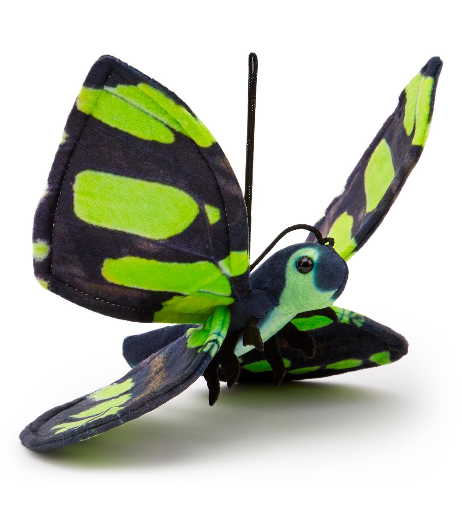 Zappi Co 100% Recycled Plush Malachite Butterfly Toy - Eco Friendly Cuddly Animal for Newborn - 28.5cm Width - Buy Online on GoSupps.com