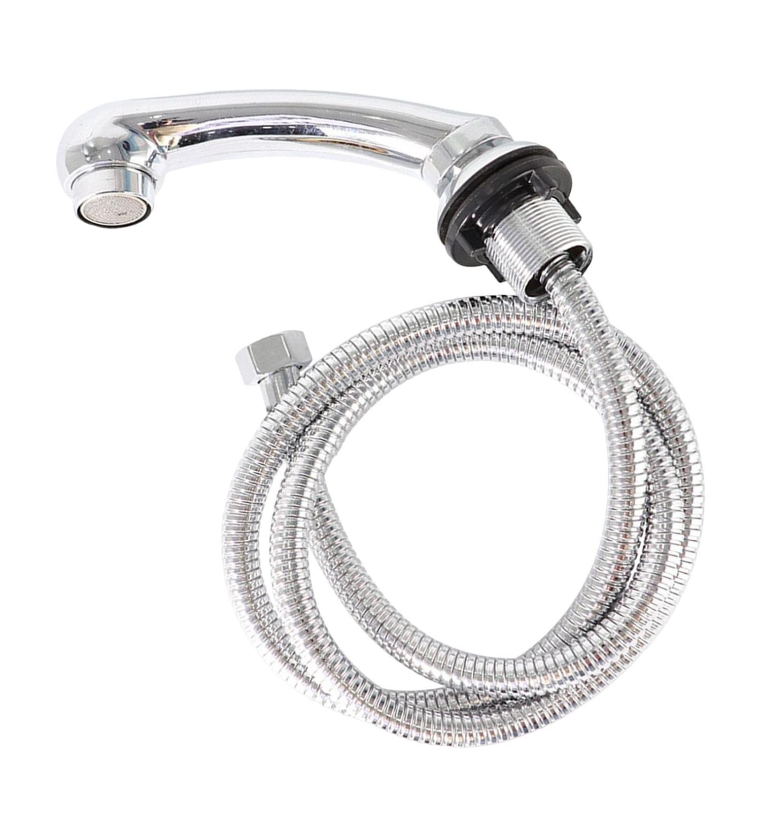 harayaa Beauty Salon Faucet Sprayer with Hose Pipe Handheld Professional Shampoo Bowl Sink Repalcement for Hair Salon Argent - Buy Online on GoSupps.com