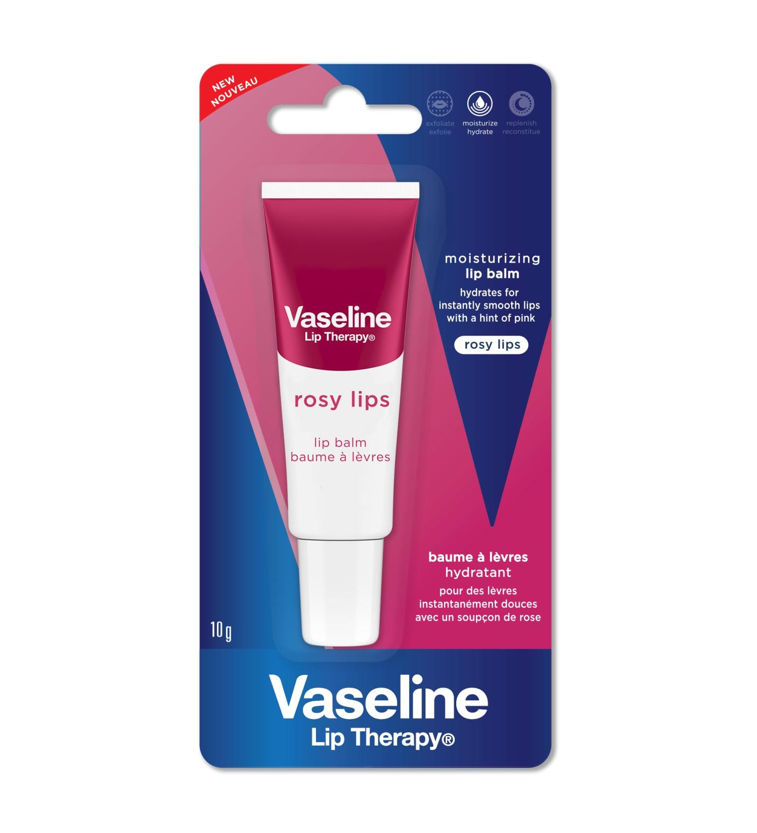 Vaseline Lip Therapy Rosy Balm Tube 10g - Buy Online on GoSupps.com