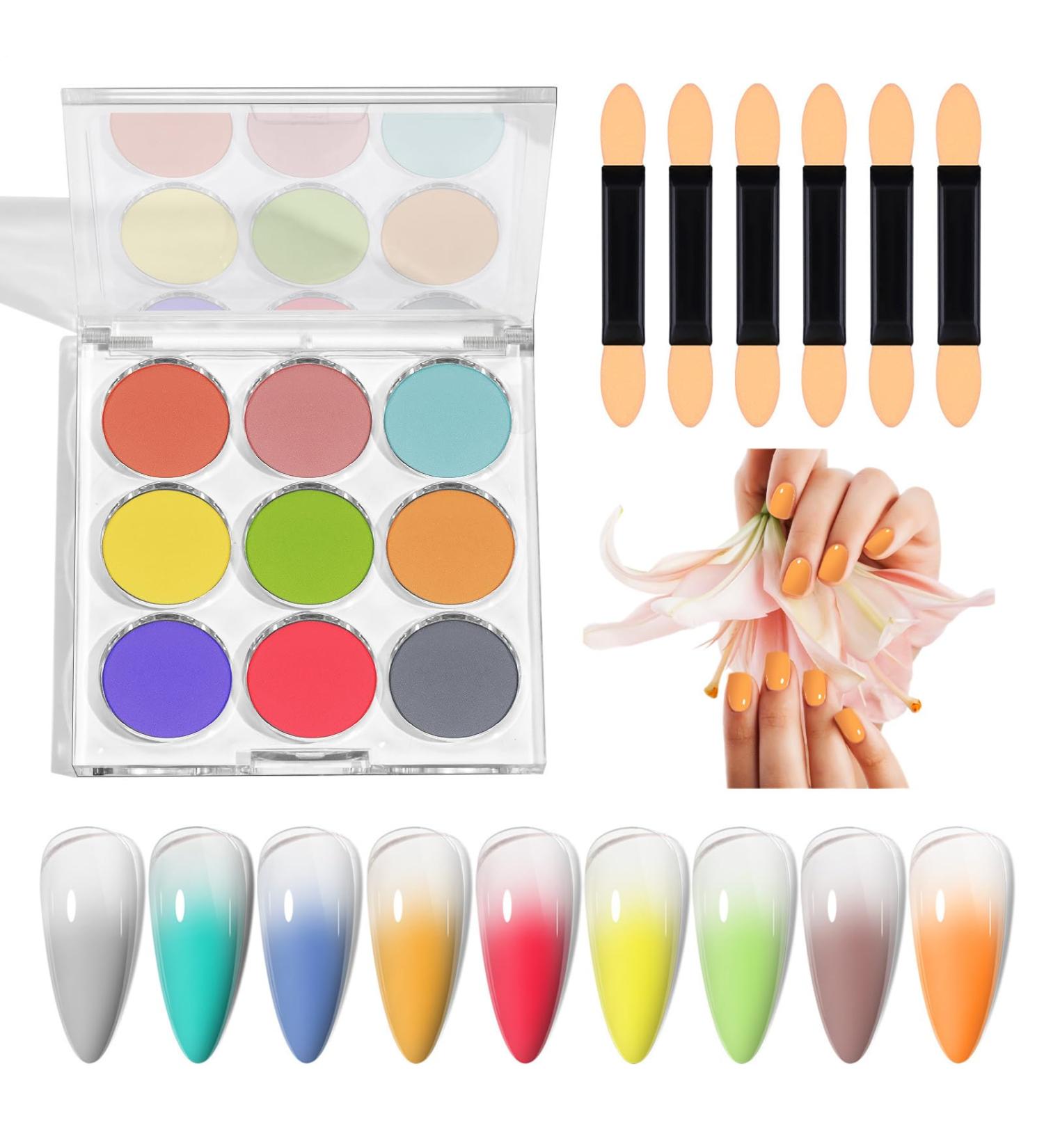 Poudre Scintillante Pour Ongles Finition Miroir Magique Brillante Poudre pour Ongles D coration Arc-en-D grad Brillante DIY pour P ques Halloween No l CF01 - Buy Online on GoSupps.com