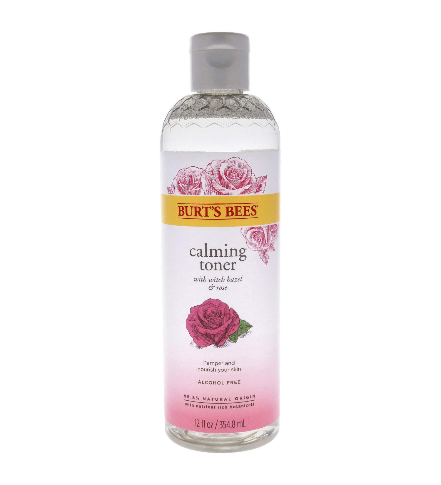 Burts Bees Calming Toner - Witch Hazel and Rose Unisex 12 oz