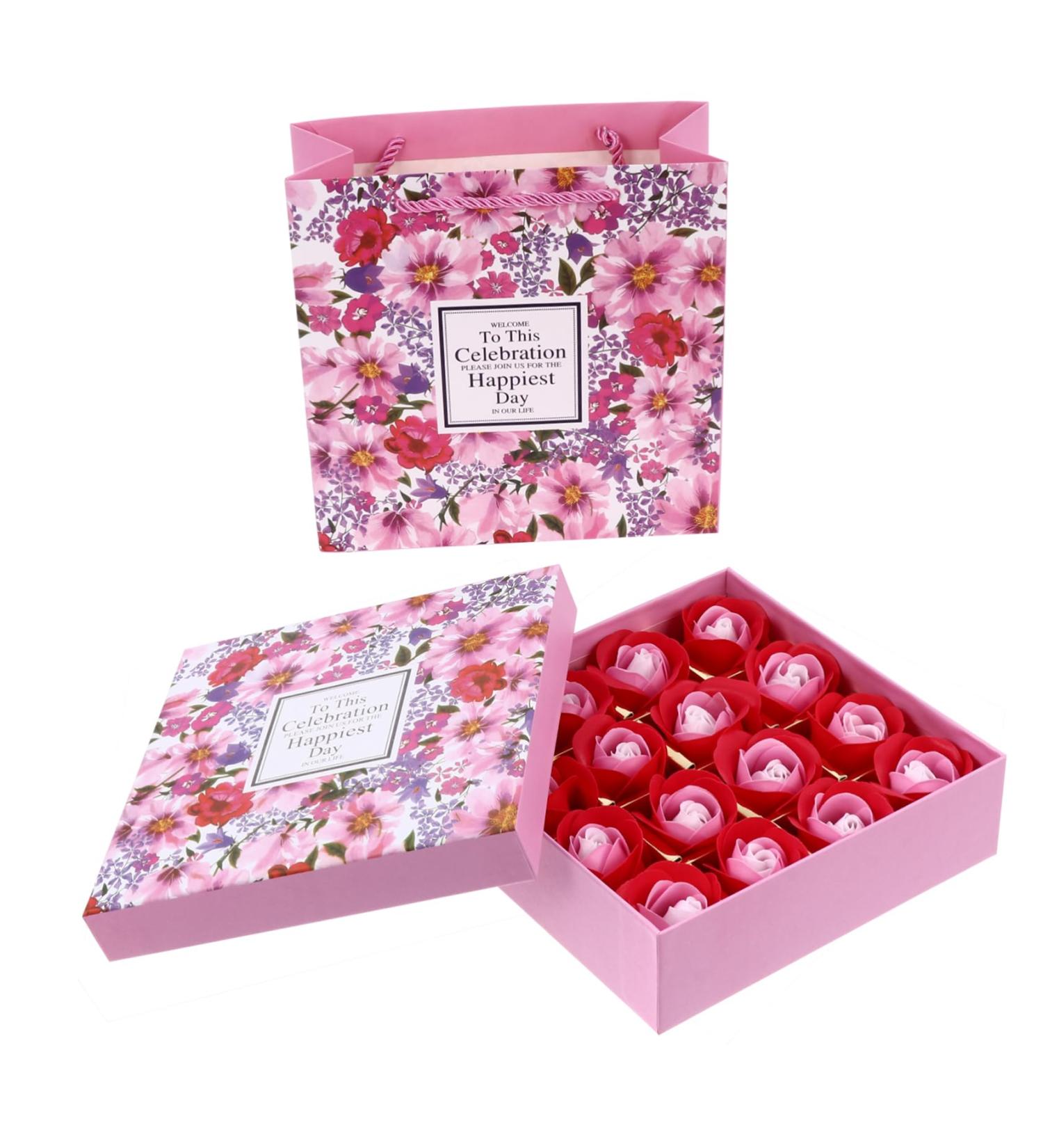 FRCOLOR Rose Petals 3 Boxes Rose Soap Flowers Scented Soaps Floral Scented Bath Soap Floral Soap Shower Plant Essential Oil Soap - Buy Online on GoSupps.com