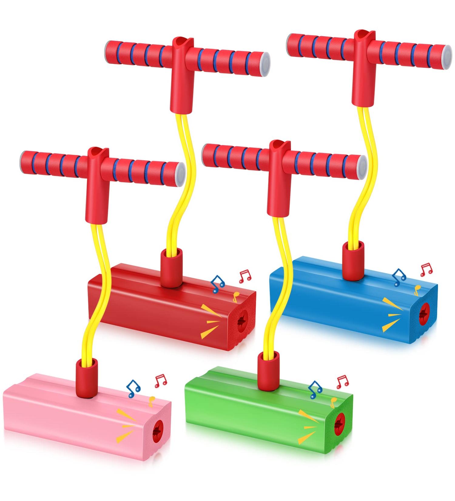 Pogo Stick Foam Jumper Set for Kids & Adults - Fun and Safe Indoor/Outdoor Sports Toy with Squeaky Sounds - Perfect Gift Idea - Buy Online on GoSupps.com