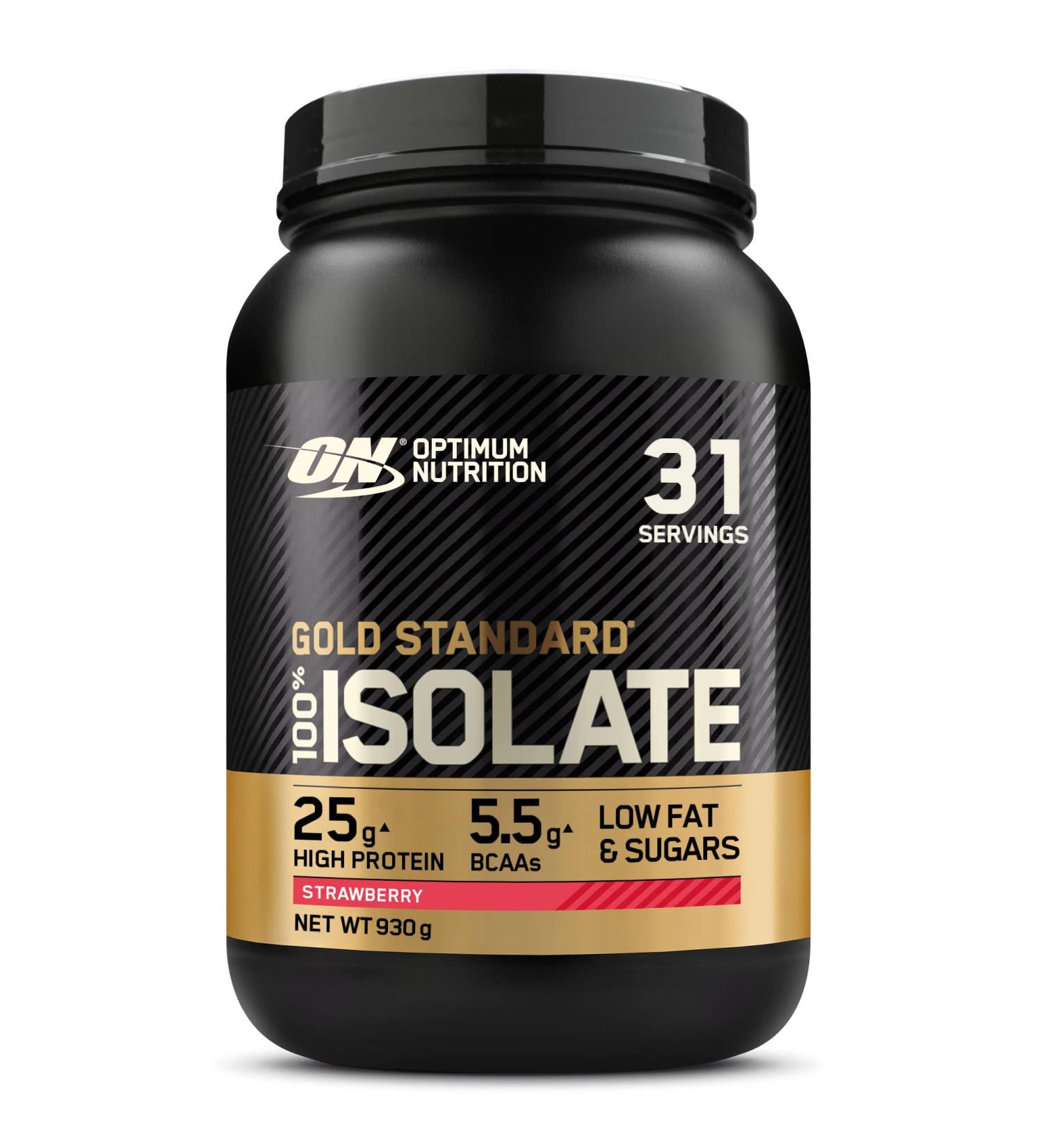 Optimum Nutrition Gold Standard Isolate Whey Protein - Strawberry 930g (31 Servings) - Buy Online on GoSupps.com