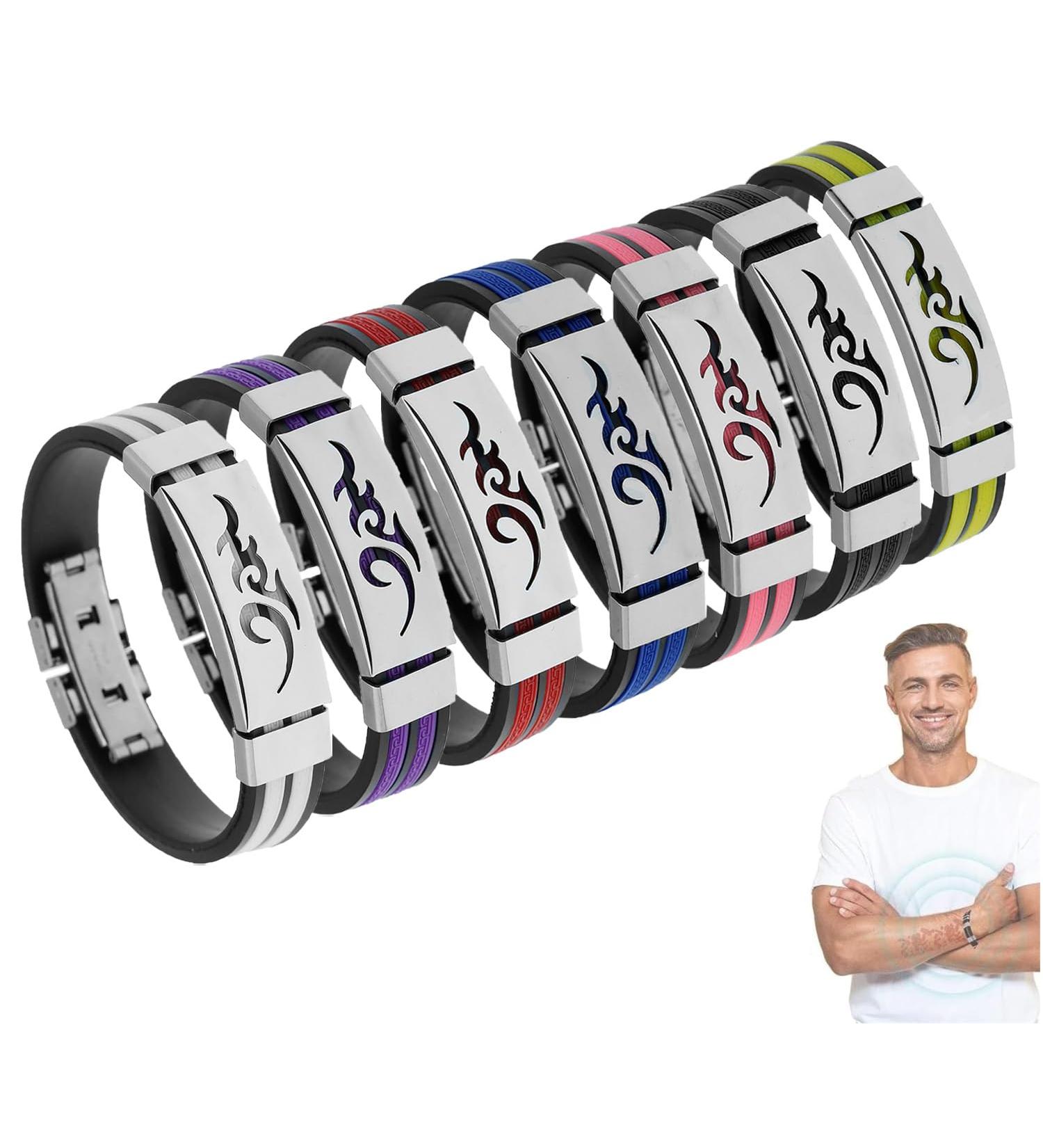 Buy Oveallgo Apus Ion SCI Therapeutic Titanium Bracelets - Pro & Mixed Styles for Pain Relief | International Shipping Available - Buy Online on GoSupps.com