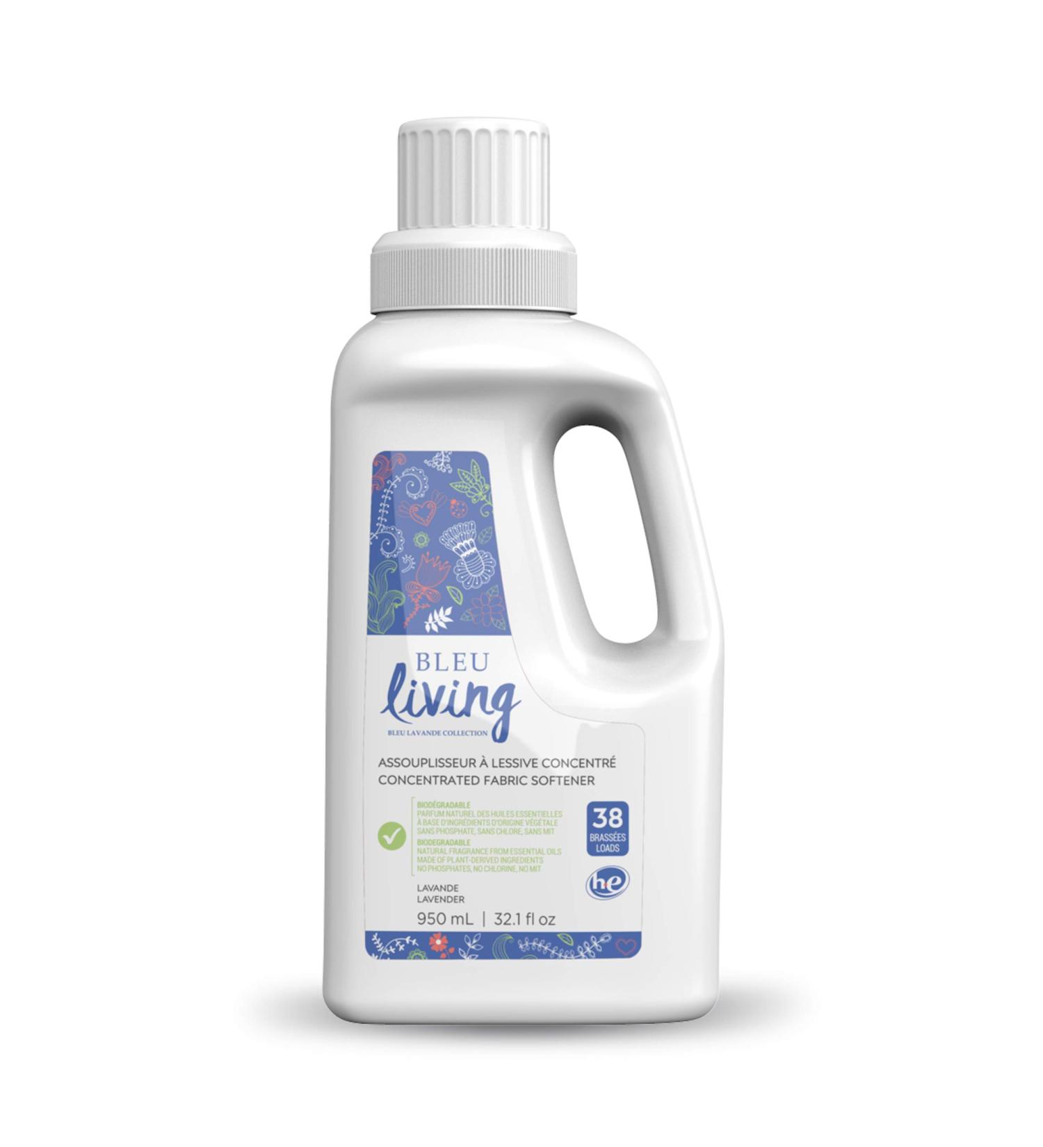 Bleu Lavande Lavender Blue Fabric Softener Concentrated Liquid Softener 950 ml (38 loads) - Buy Online on GoSupps.com