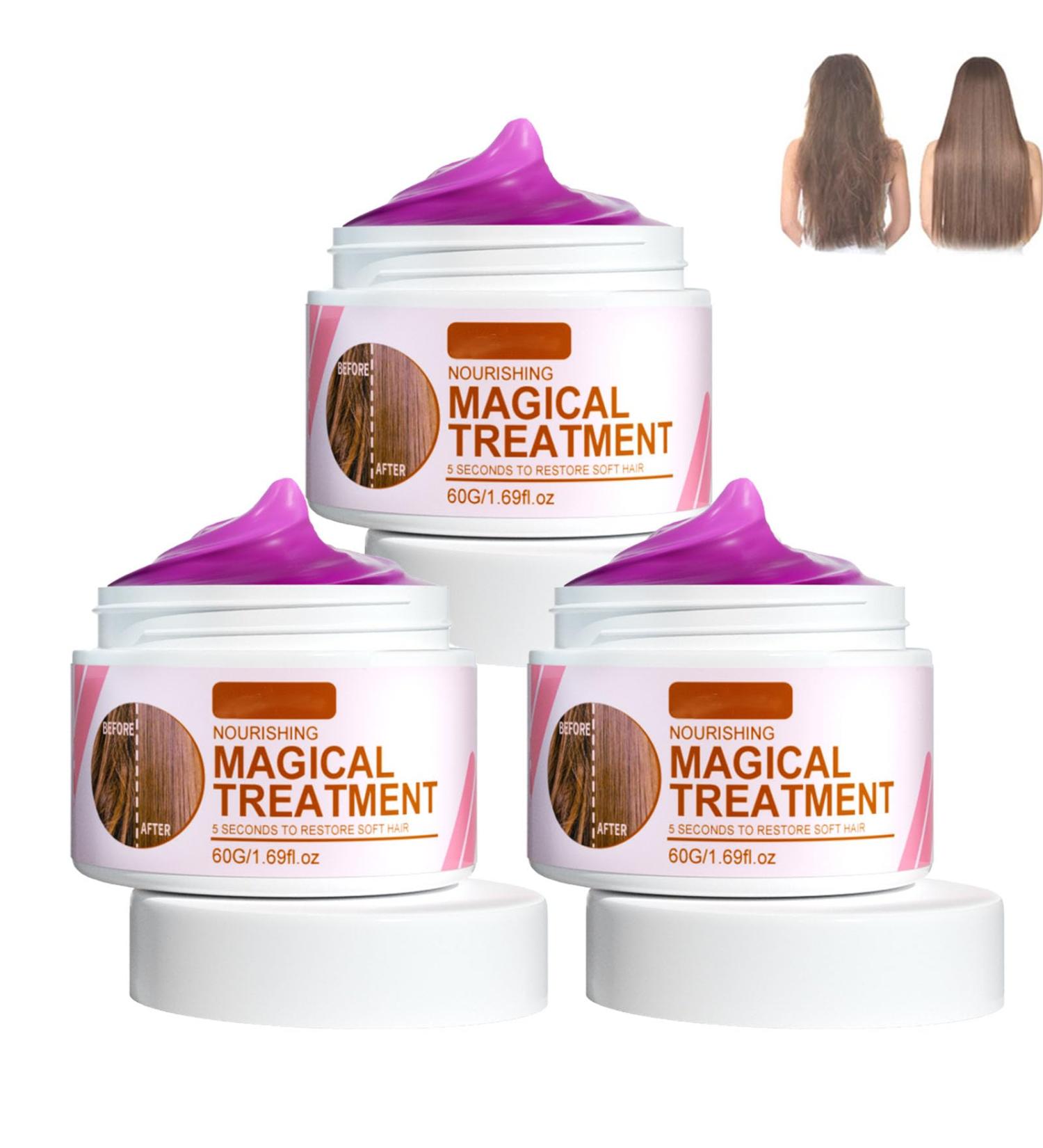 STIRZ 5 Seconds Magical Hair Treatment Professional Repair Hair Magical Treatment Noueishing Magical Treatment Professional Repair Hair Magical Treatment for Men and Women 3pcs - Buy Online on GoSupps.com
