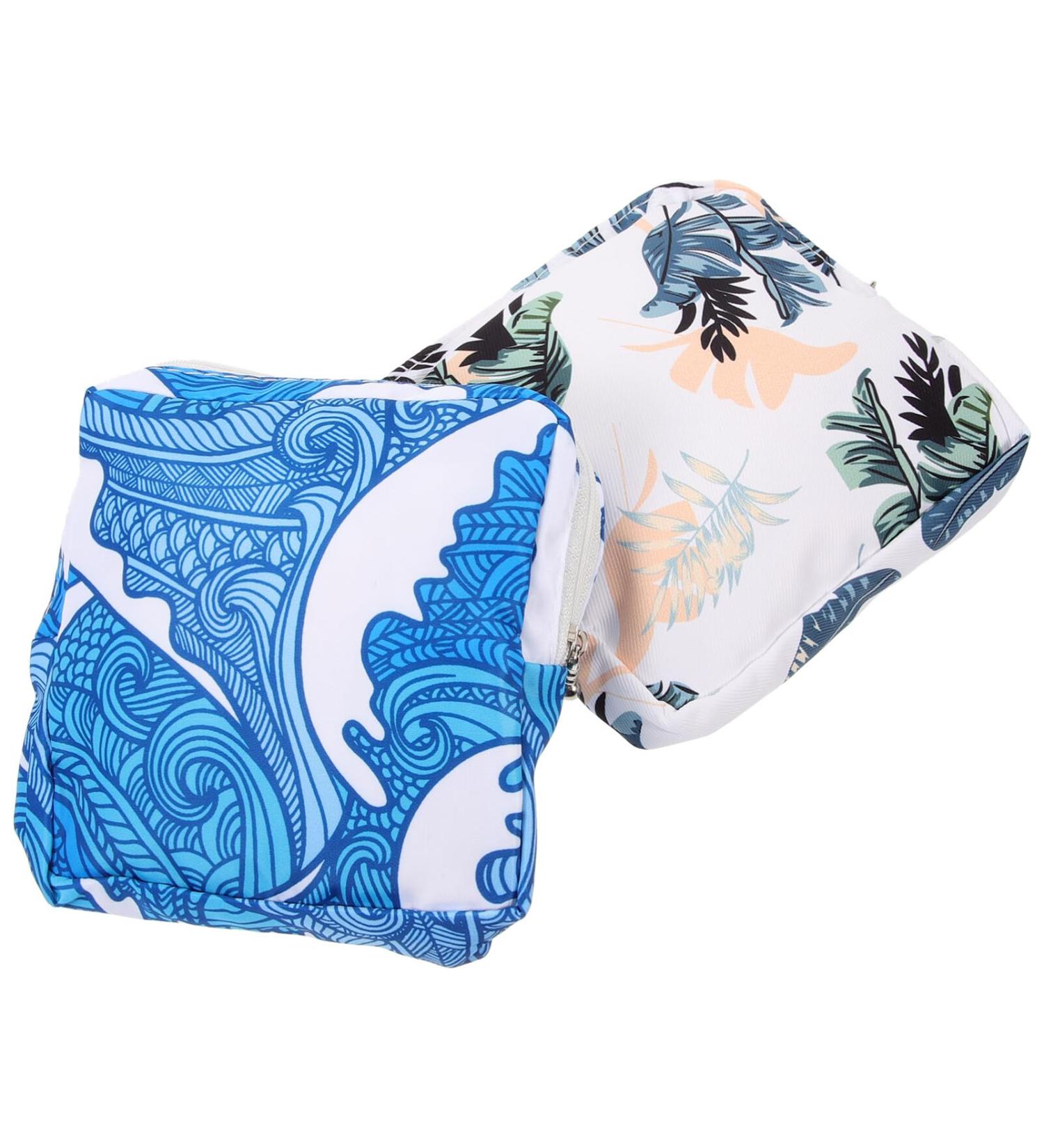 Healvian 2pcs Portable Period Bags for Women | Tampon Storage & Travel Bags | Stylish & Convenient Napkin Pouches - Buy Online on GoSupps.com