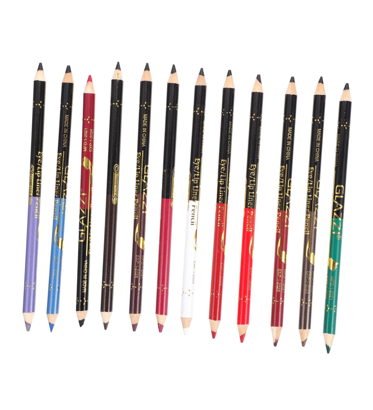 WOONEKY 12pcs Lip Liner Eyeliner Black Lip Liner Waterproof Lip Liner Pencil Makeup Lipliner Wooden - Buy Online on GoSupps.com