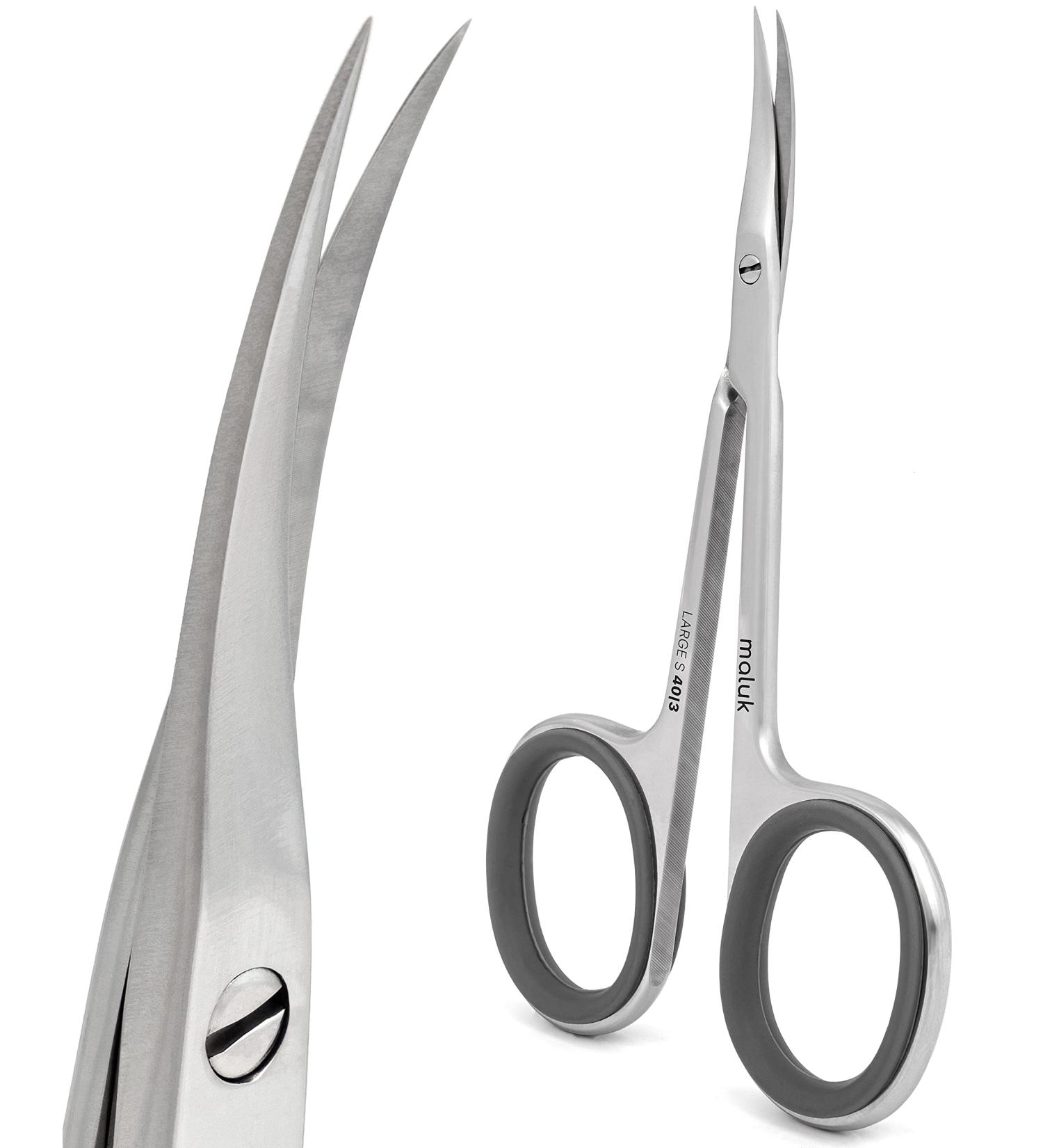 Cuticle Scissors Professional Maluk Large S Silicon - Buy Online on GoSupps.com