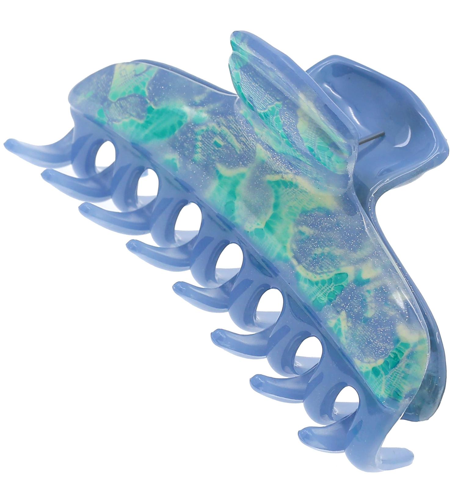 Camila Paris CP3312 Blue French Hair Clip for Women - Strong Hold Claw Clip for Thick, Curly, and Wavy Hair - Fashion Styling Accessory - Made in France - Buy Online on GoSupps.com
