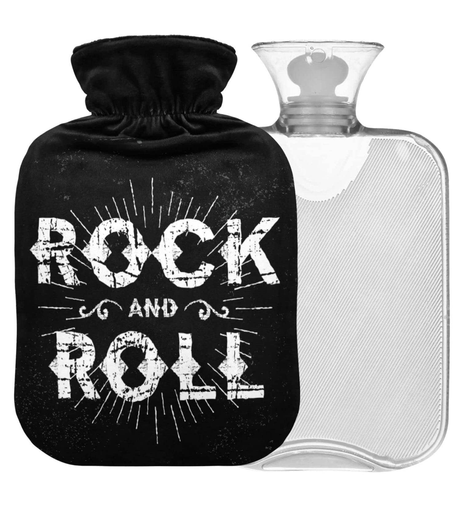 NAANLE Rock and Roll Hot Water Bottle - Transparent Handfoots Heating Bag for Pain Relief & Cold Therapy | 1L International Shipping - Buy Online on GoSupps.com