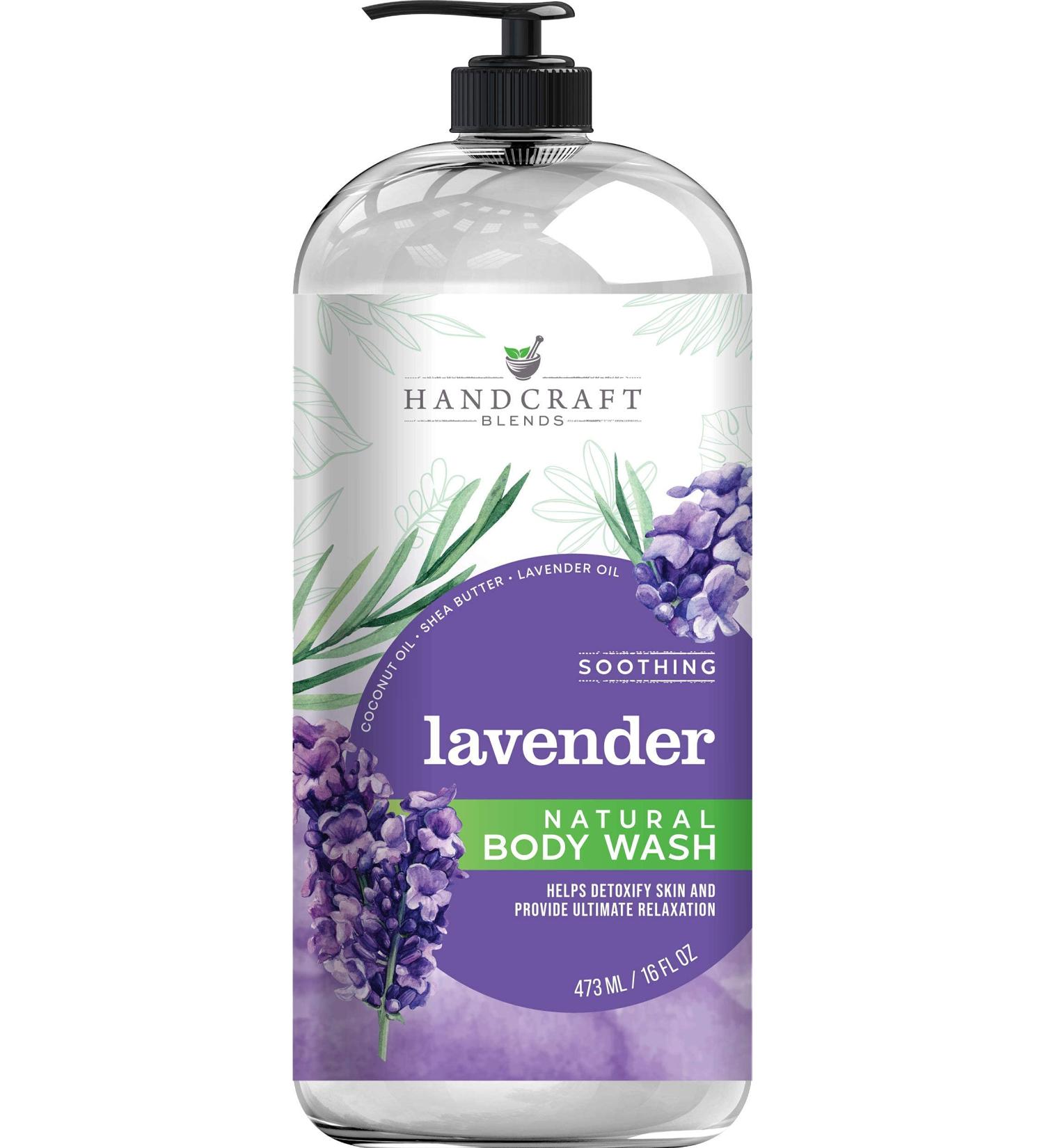 Lavender Body Wash 16 oz - Moisturizing Acne Treatment - Brightens & Clears Skin - For Women & Men - 16 Fl Oz - Buy Online on GoSupps.com