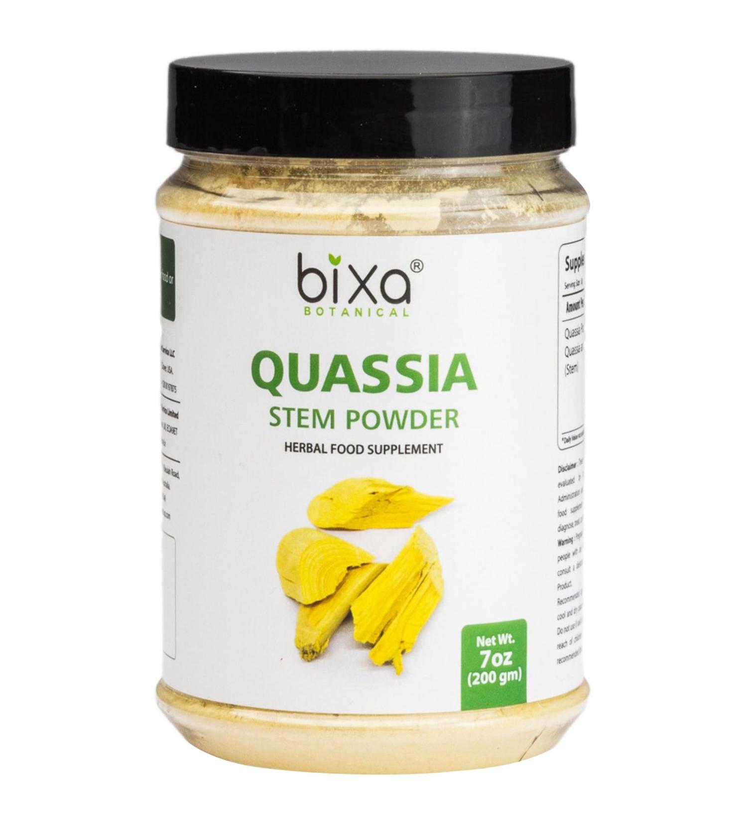 bixa BOTANICAL Quassia Powder (Quassia Amara) | Natural Herbal Powder | Pure, Authentic & Premium Quality | Traditionally Used Bitter Herb | 200 g (7 oz), Pack of 1 - Buy Online on GoSupps.com