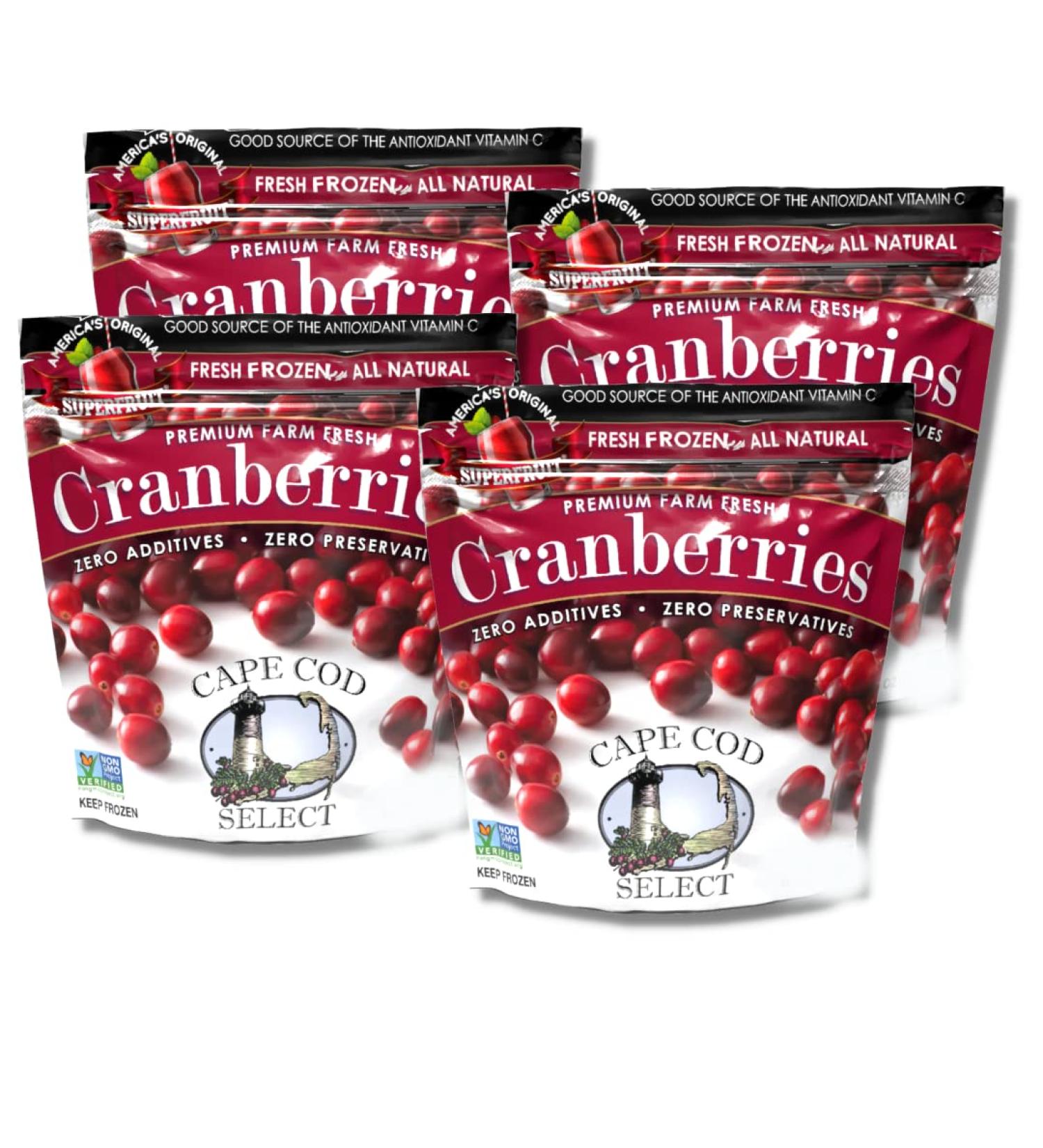 48oz Frozen Cranberries (4pk - totaling 12lbs)