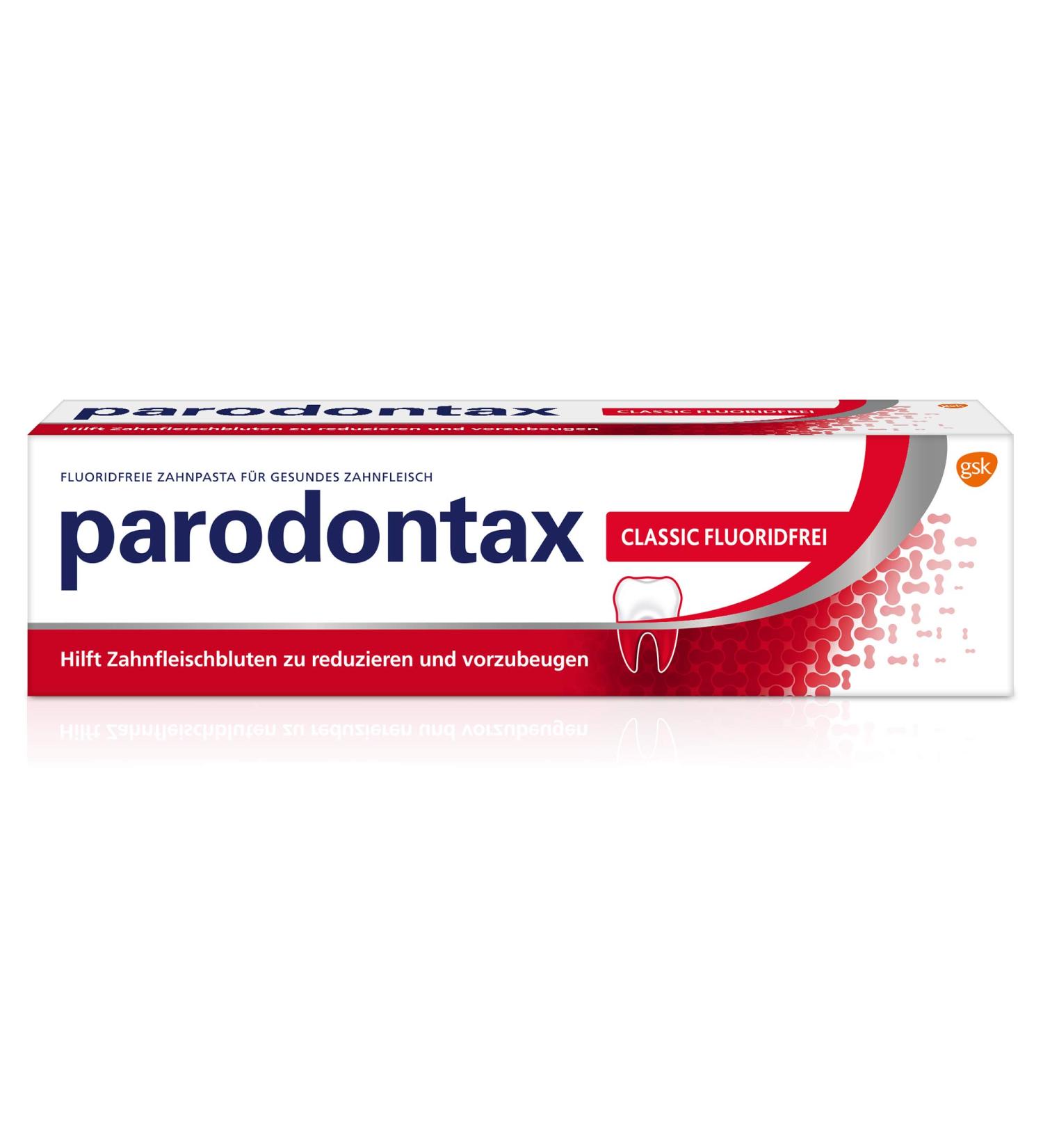 Parodontax Classic Fluoride-Free Toothpaste 75ml - Prevent Gum Bleeding 1 Pack - International Shipping - Buy Online on GoSupps.com