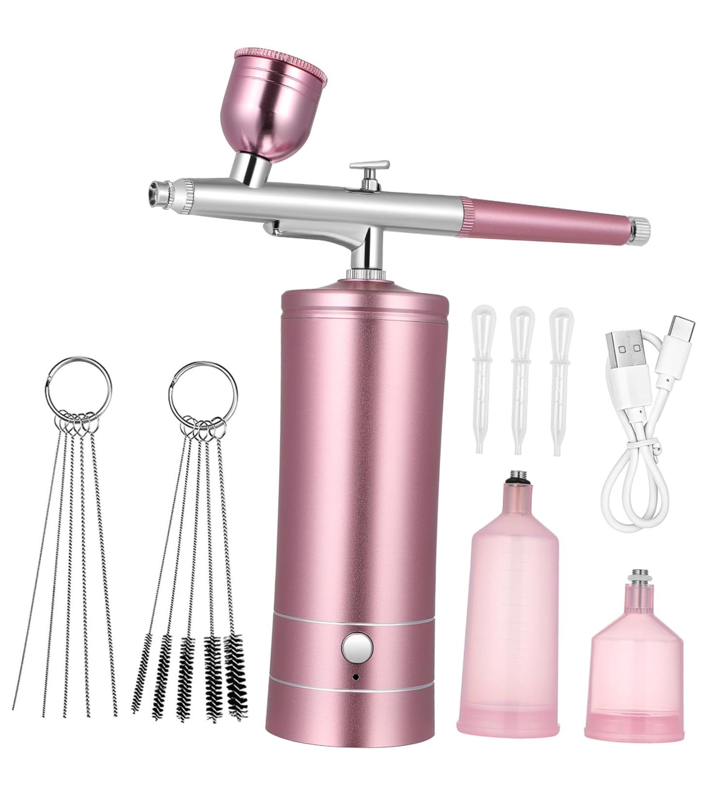 Gogogmee 1 Set Airbrush Paint Kit Manicure Kit Airbrush Makeup Nail Charging Cable Cake Aluminum Alloy - Buy Online on GoSupps.com