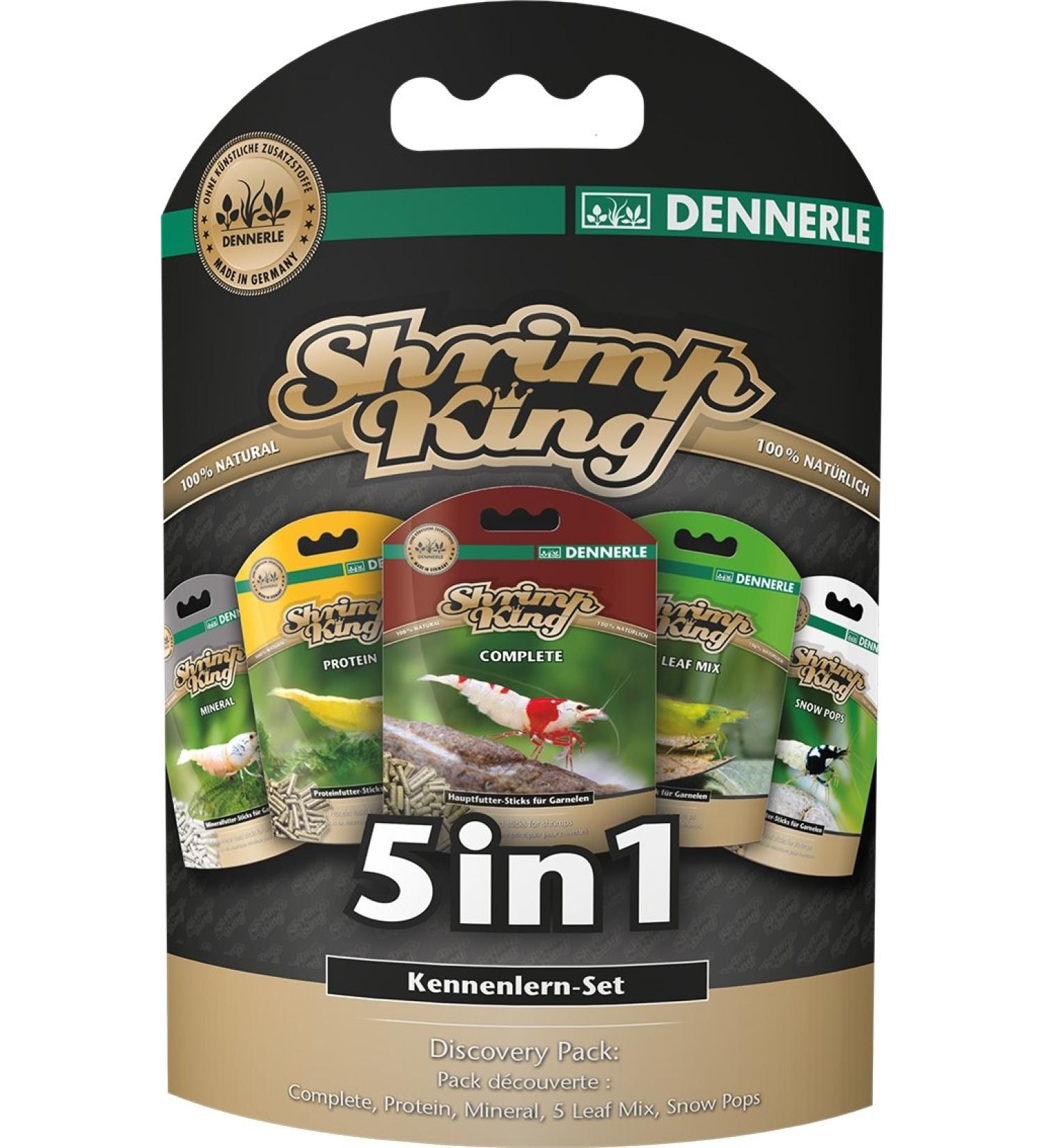 Dennerle Shrimp King 5 in 1 sample pack - pre order schedule delivery Jan 2021 - Buy Online on GoSupps.com