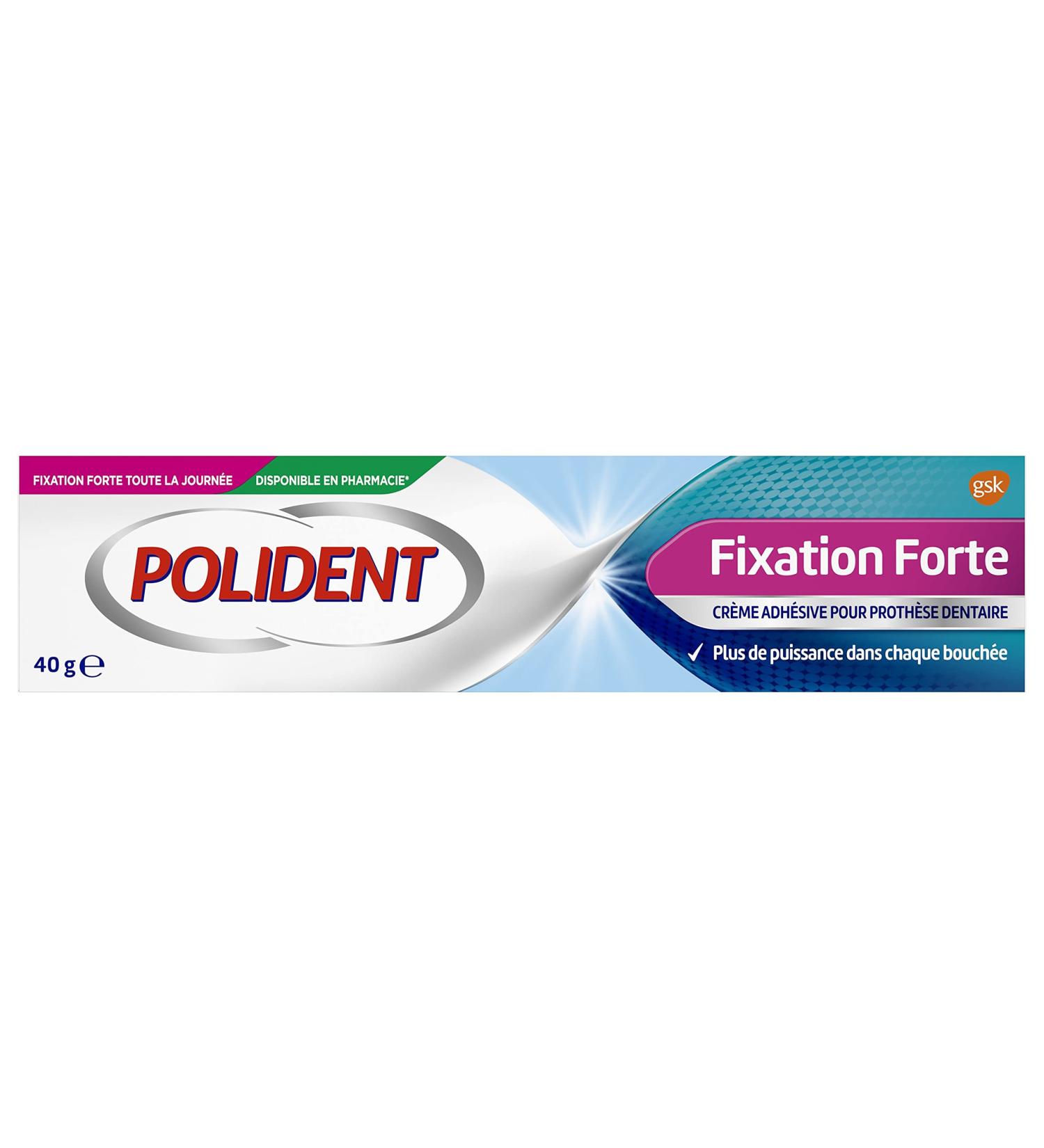 Polident Fixing Cream for All-Day Hold | Best Denture Adhesive for Partial & Complete Dentures | 40g - Buy Online on GoSupps.com