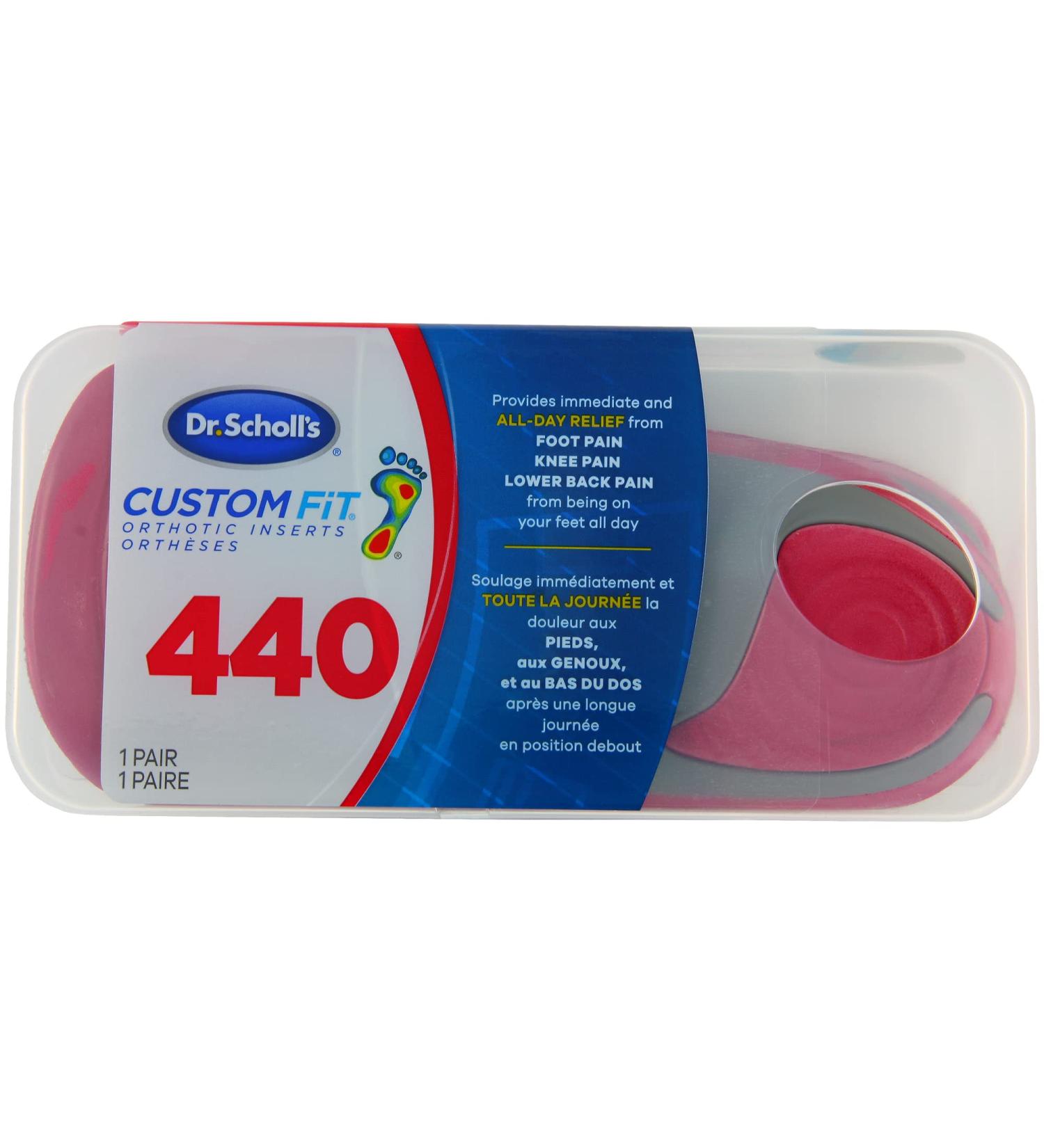 Dr. Scholl's Custom Fit Orthotics 440 Red - Buy Online on GoSupps.com